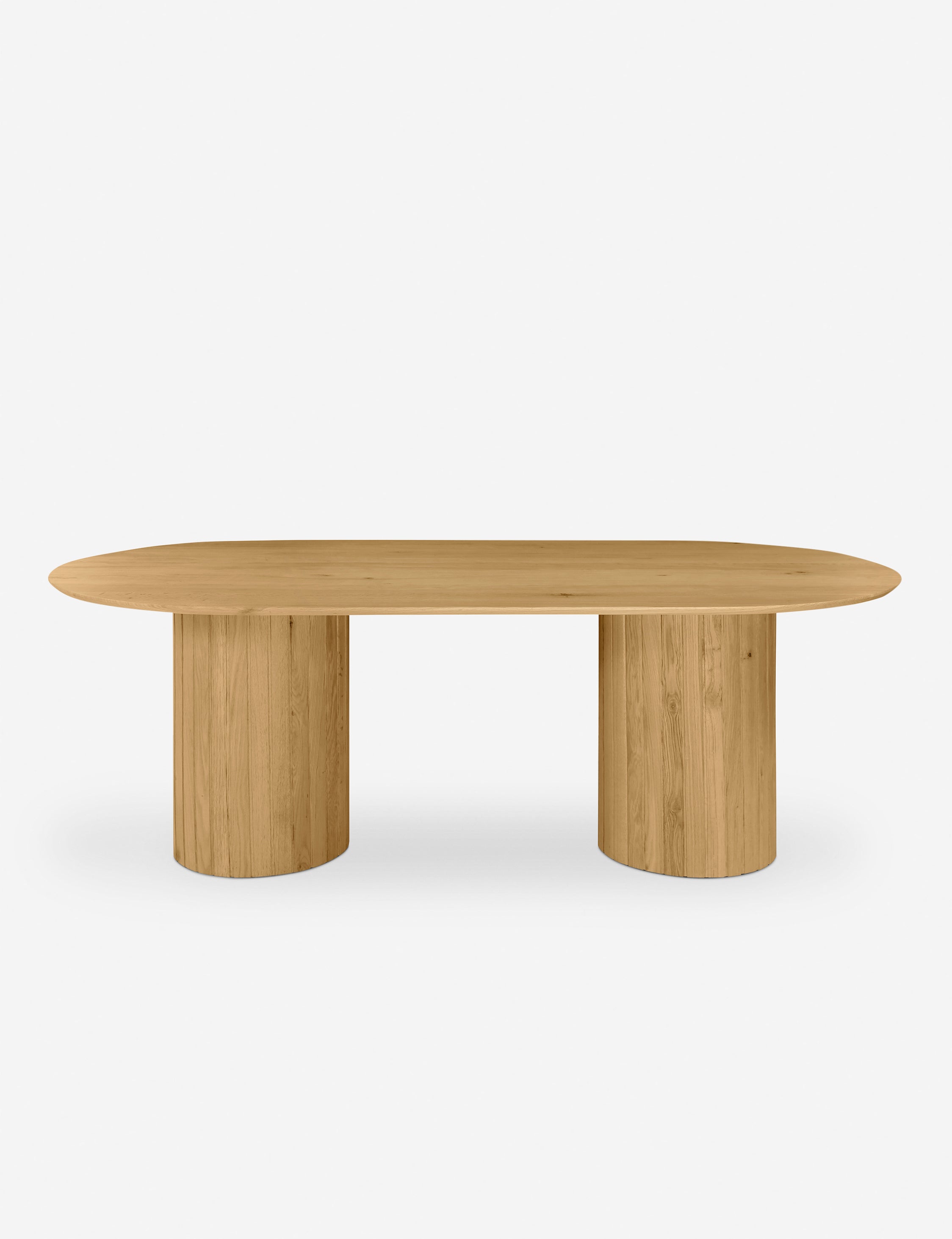 Stylish Benedict Oval Dining Table - Modern Wooden Kitchen Table for 6 - Perfect for Family Dinners & Entertaining Guests