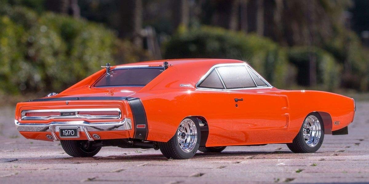 Kyosho 34417T1 Fazer Mk2 1970 Dodge Charger Hemi Orange RC Car - High-Speed Drifting & Off-Road Racing for Hobbyists & Collectors