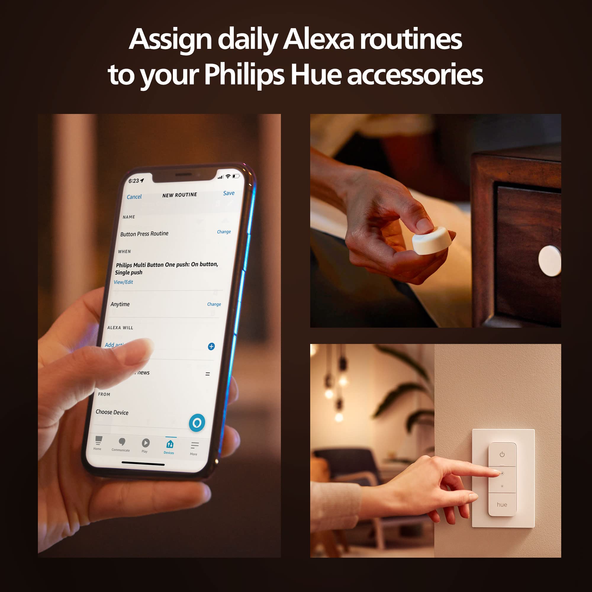 Philips Hue Smart Plug 2 Pack - White - Wireless Smart Home Light Control - Works with Alexa, Google Assistant & Apple HomeKit - Perfect for Bedroom, Living Room & Home Automation