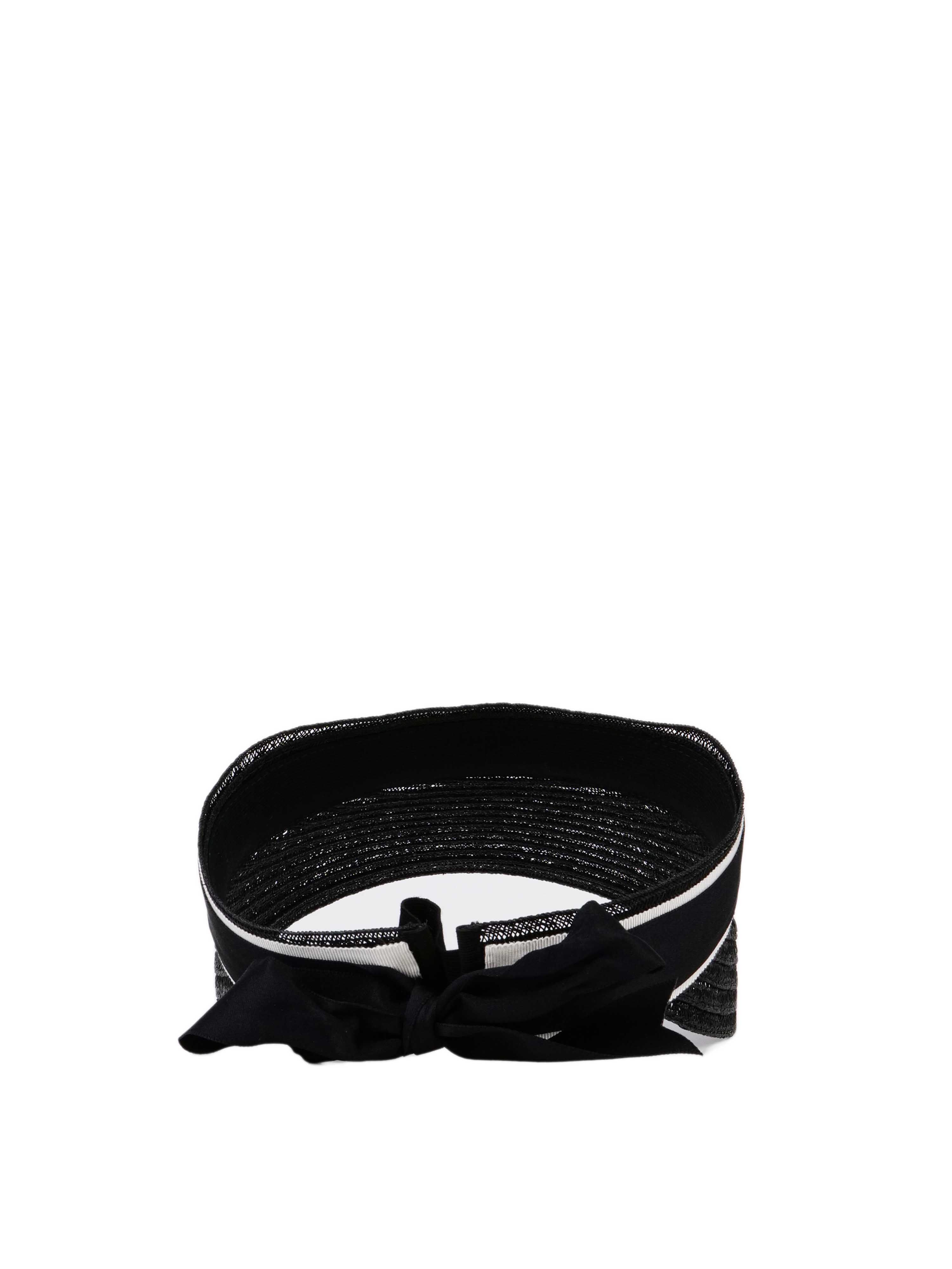 Chanel Black Sun Visor Hat for Women - UV Protection Summer Outdoor Sports Accessories | Perfect for Golf, Tennis, Beach & Driving