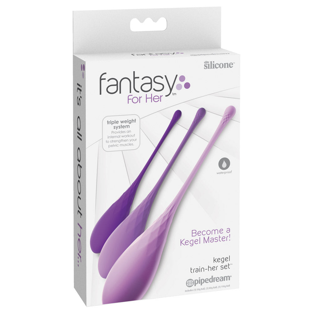 Fantasy For Her Kegel Trainer Set - Strengthen Pelvic Floor Muscles for Women | Postpartum Recovery & Bladder Control | Home Workout & Intimate Wellness
