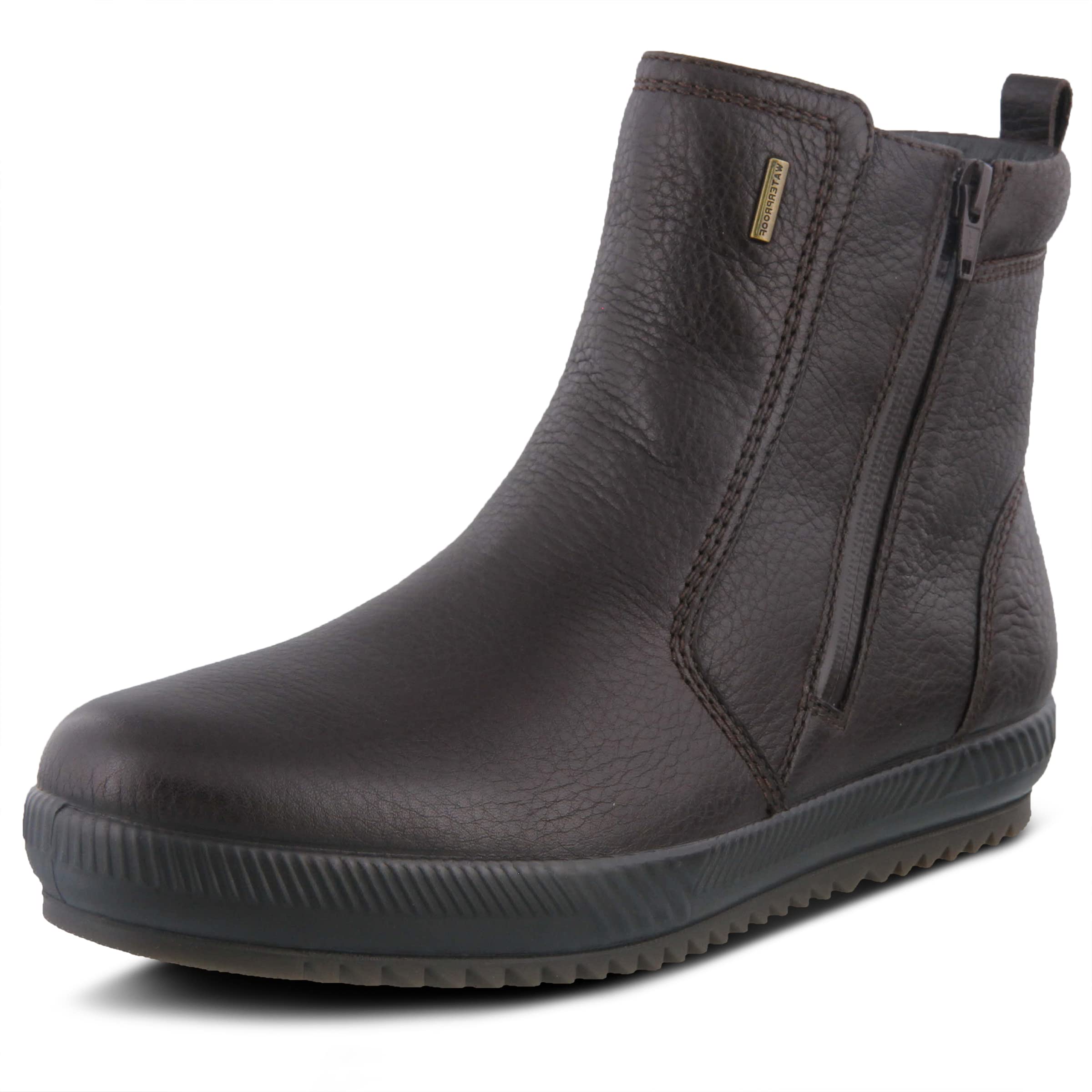 Spring Step Men's Ankle Boots - Waterproof Leather Chelsea Boots for Men, Comfortable Slip-On Work Boots with Cushioned Insole - Perfect for Outdoor, Work & Casual Wear