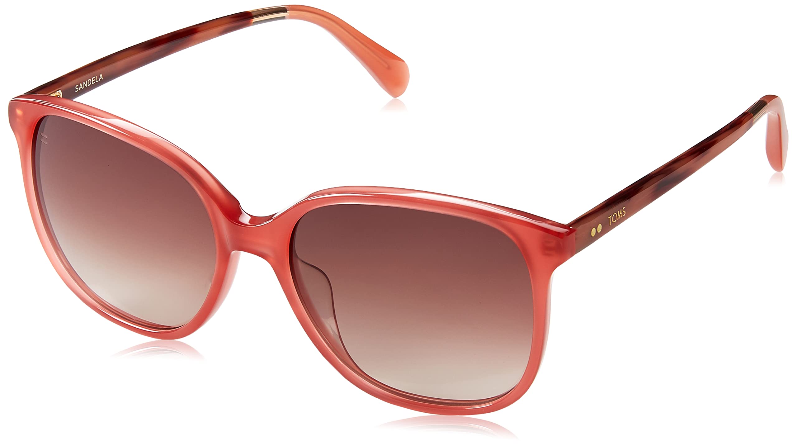 TOMS Women's Sandela Oversized Sunglasses - UV Protection Fashion Sunglasses for Women, Trendy Oversized Frame, Perfect for Beach, Driving & Outdoor Activities