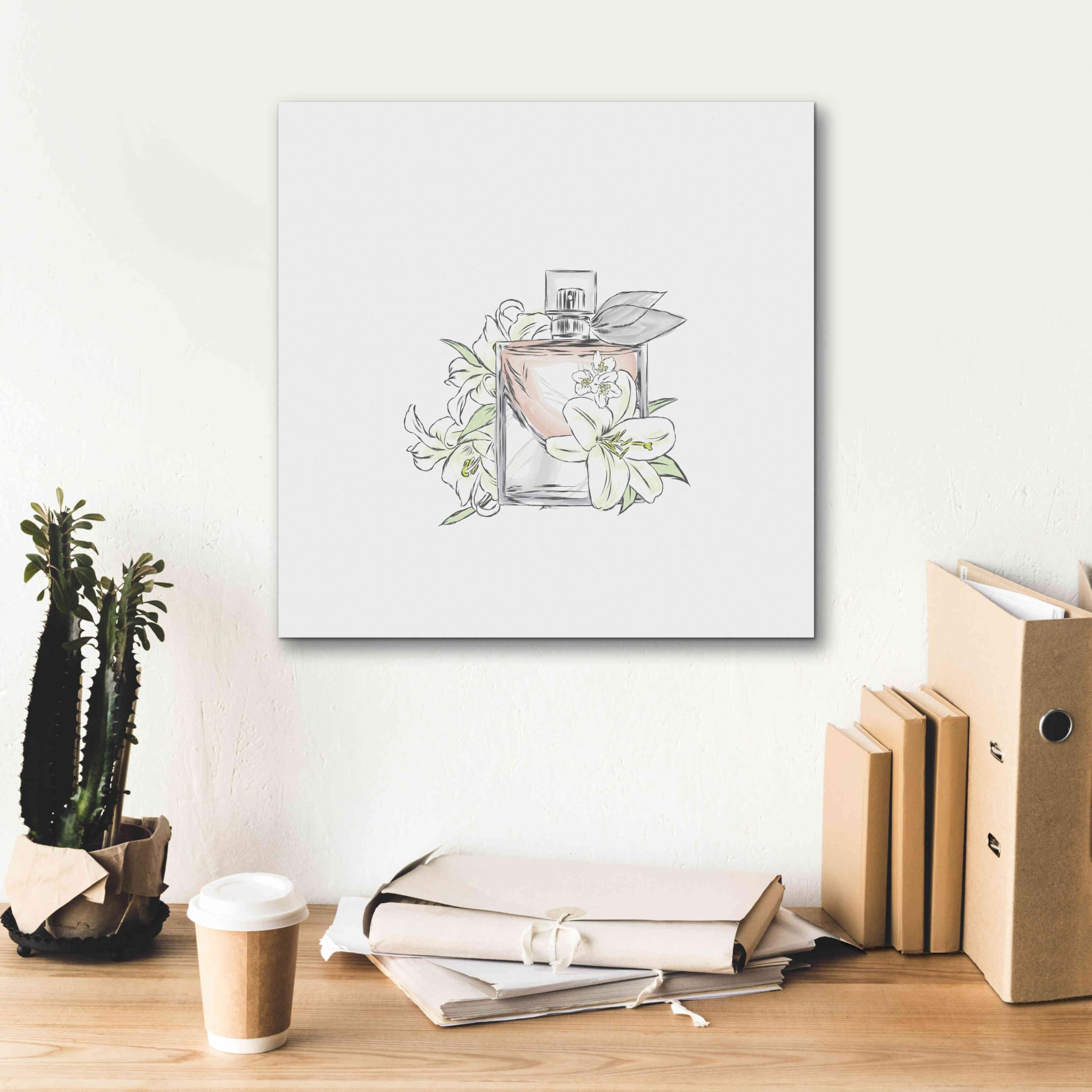 Epic Graffiti 'Perfume VI' by Incado - Premium Giclee Canvas Wall Art Print 18x18 Inches - Modern Home & Office Decor for Living Room, Bedroom, or Gallery Display