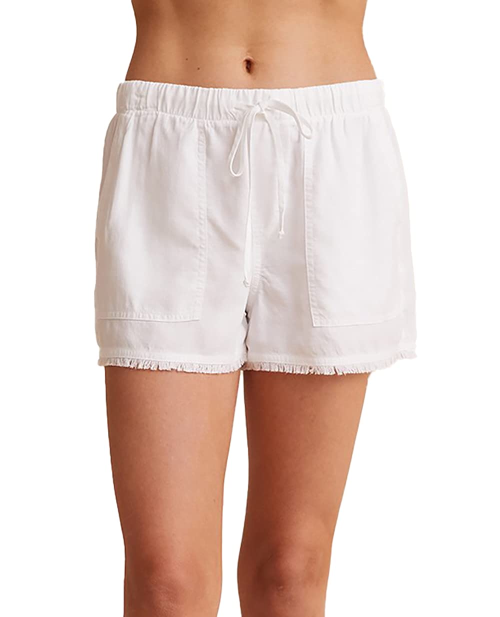Bella Dahl Women's Distressed Frayed Hem Denim Shorts - Stylish Casual Summer Shorts for Women | Perfect for Beach, Outings & Everyday Wear