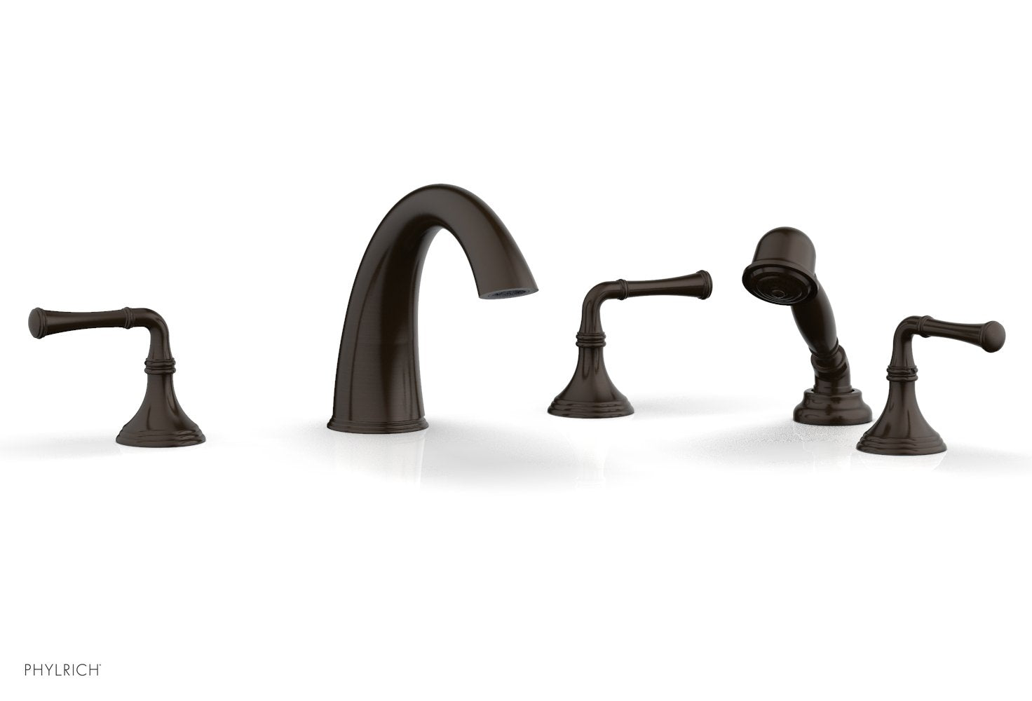 3-Ring Deck Tub Set with Hand Shower D2205E1 - Premium Bathroom Faucet for Modern Homes, Perfect for Bathroom Renovation & Spa Relaxation