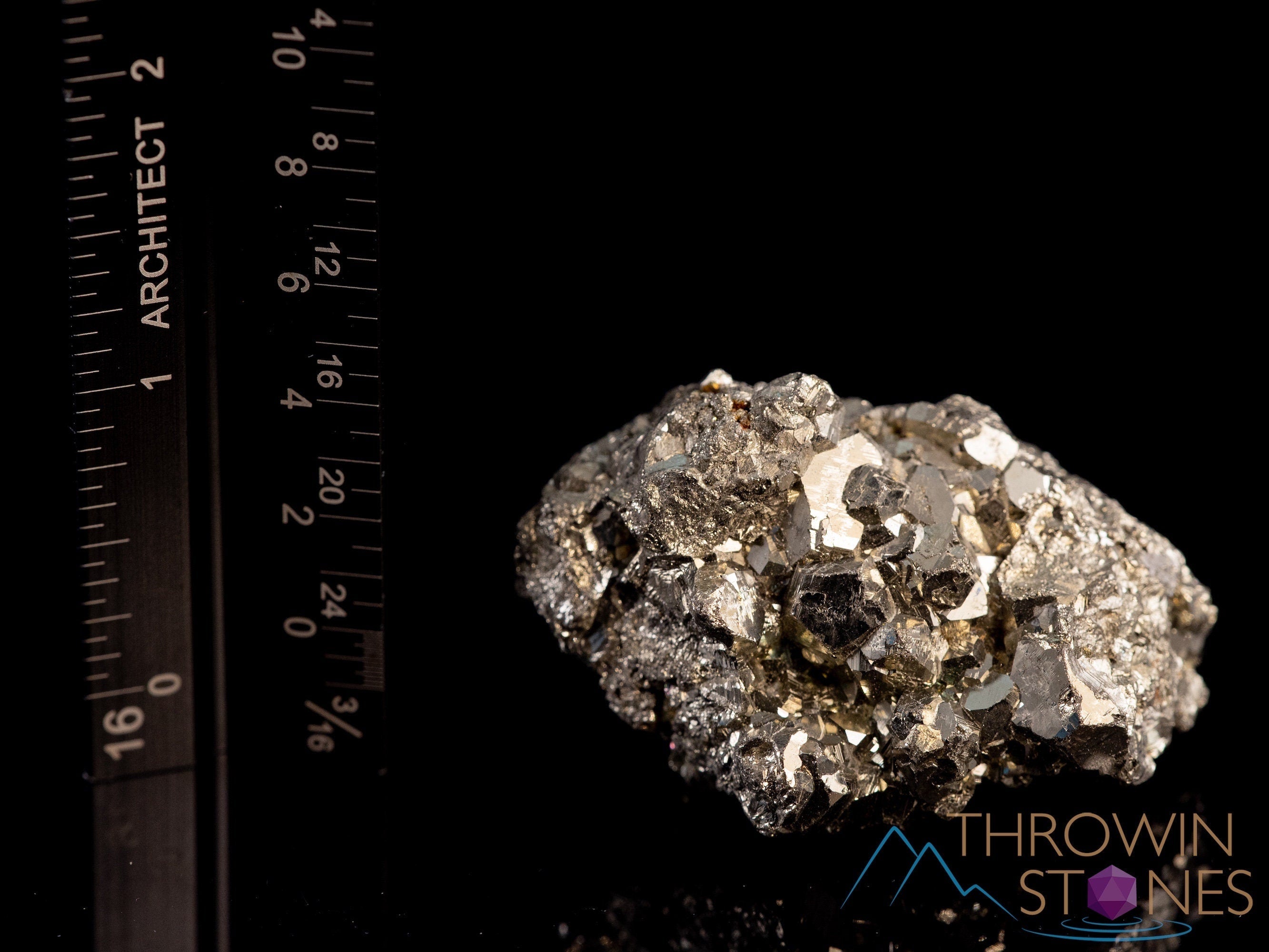 Natural Pyrite Raw Crystal Cluster - Healing Stone for Home Decor, Housewarming Gift, Feng Shui & Meditation (40307) - Perfect for Office Desk, Living Room & Spiritual Space