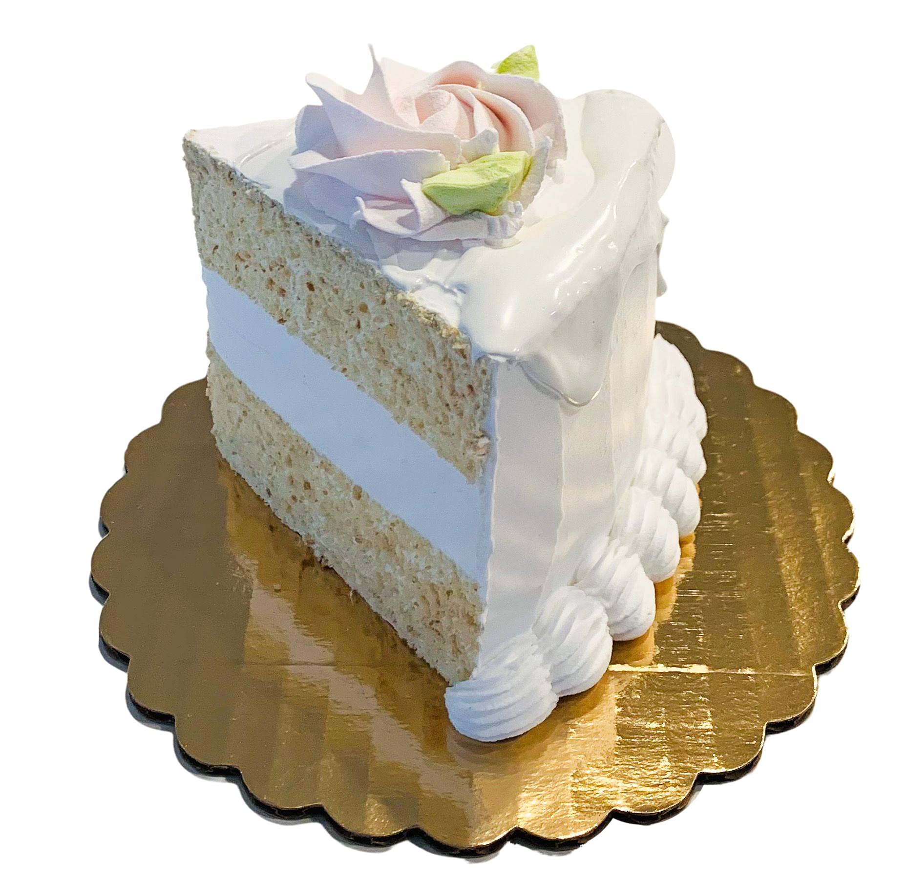 Artificial Fake Cupcakes & Cakes for Display - Faux Wedding Cake Decorations - Pink Slice Piece of Cake for Home, Kitchen & Party Decor - Fake Food Desserts for Table Centerpieces, Photo Props & Display Cakes