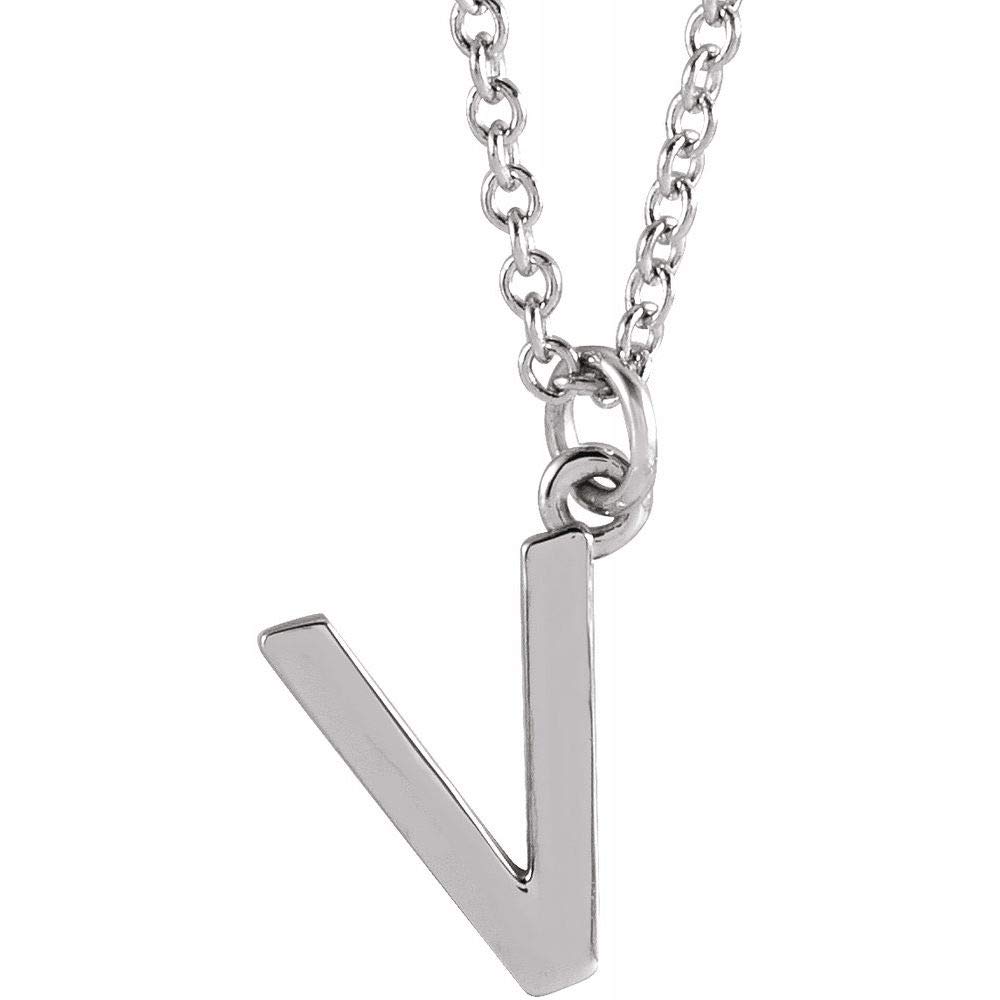 Alphabet Initial Letter Dangle Charm Pendant Necklace - 18 Inch Gold/Silver Personalized Name Necklace for Women - Perfect Gift for Birthday, Anniversary & Valentine's Day