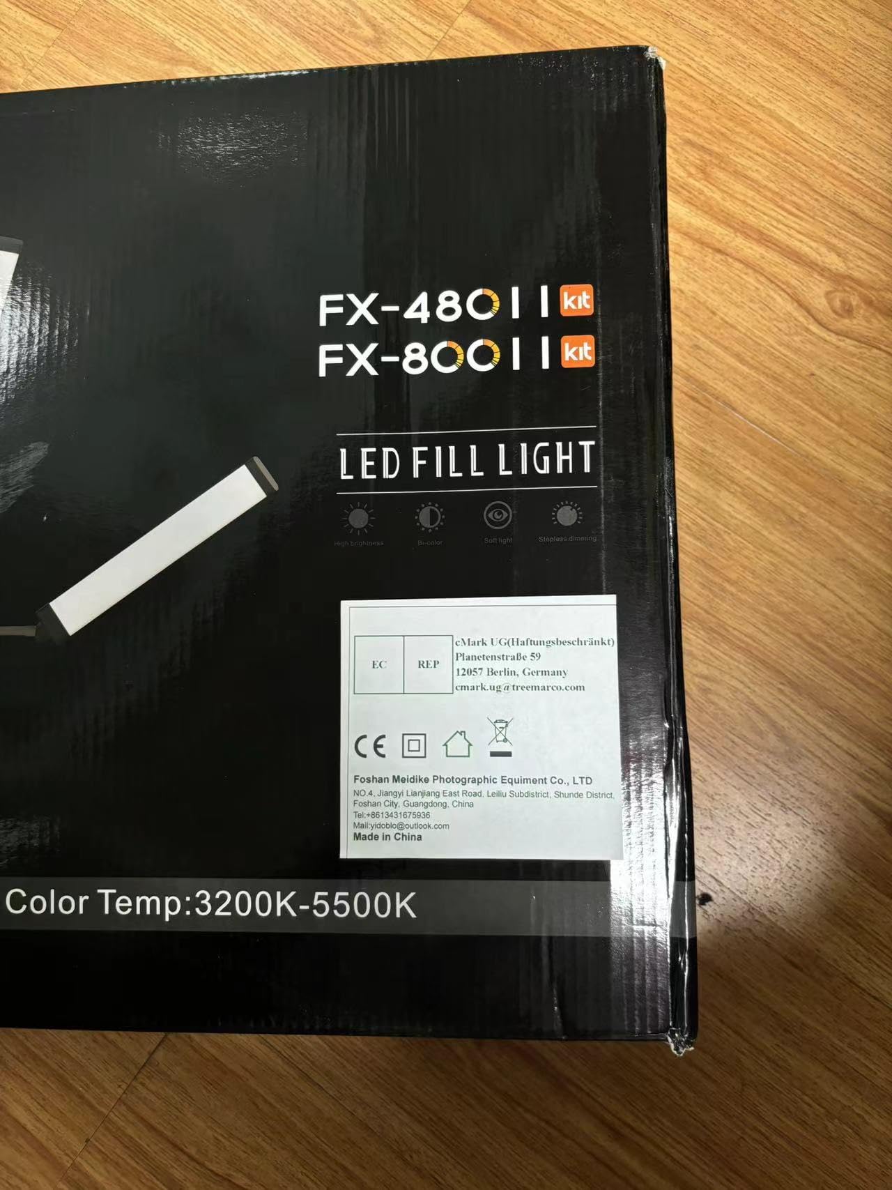 Yidoblo 50W Foldable LED Ring Light with Adjustable Color Temperature 3200K-5500K, USB Charging Port, Tripod Stand & Batteries - Perfect for YouTube Videos, Makeup Tutorials, Photography, and Studio Lighting