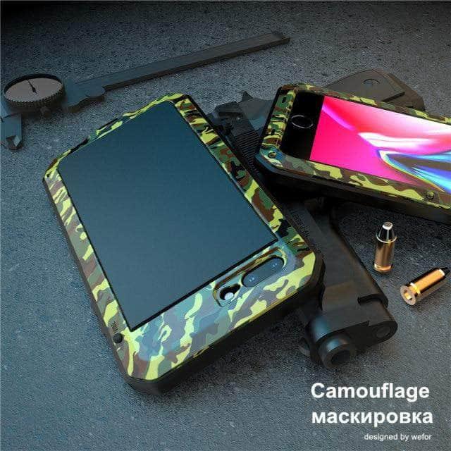 Premium Metal & Soft Silicone iPhone 13 Pro Max Case - Shockproof Full Body Protective Cover with Raised Bezels for Screen & Camera Protection - Perfect for Outdoor Activities, Travel & Daily Use