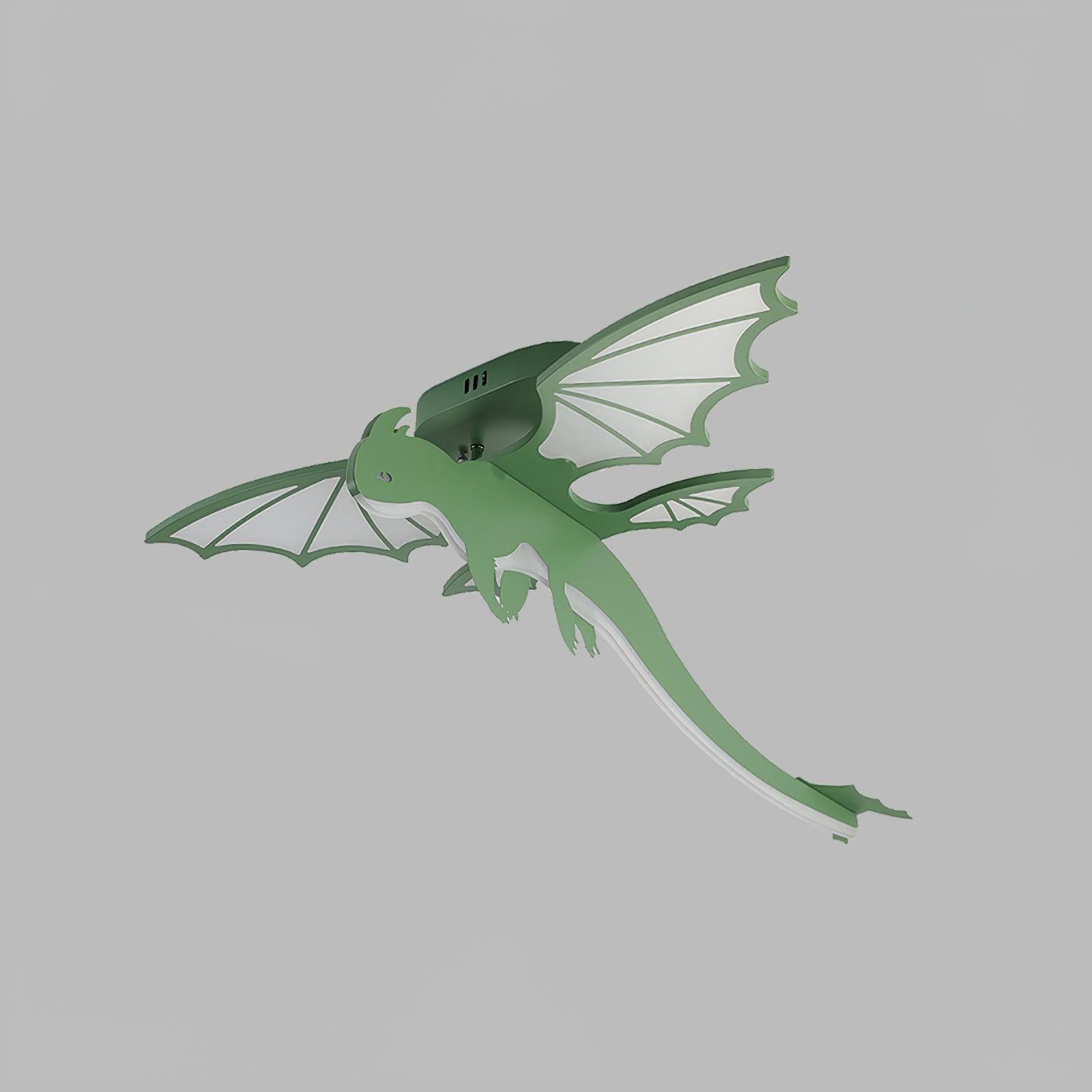 Green Dinosaur Ceiling Light - Kids Room Decor, Nursery Night Light, Dinosaur Themed Bedroom Lighting for Boys & Girls - Perfect for Bedrooms, Playrooms & Themed Parties