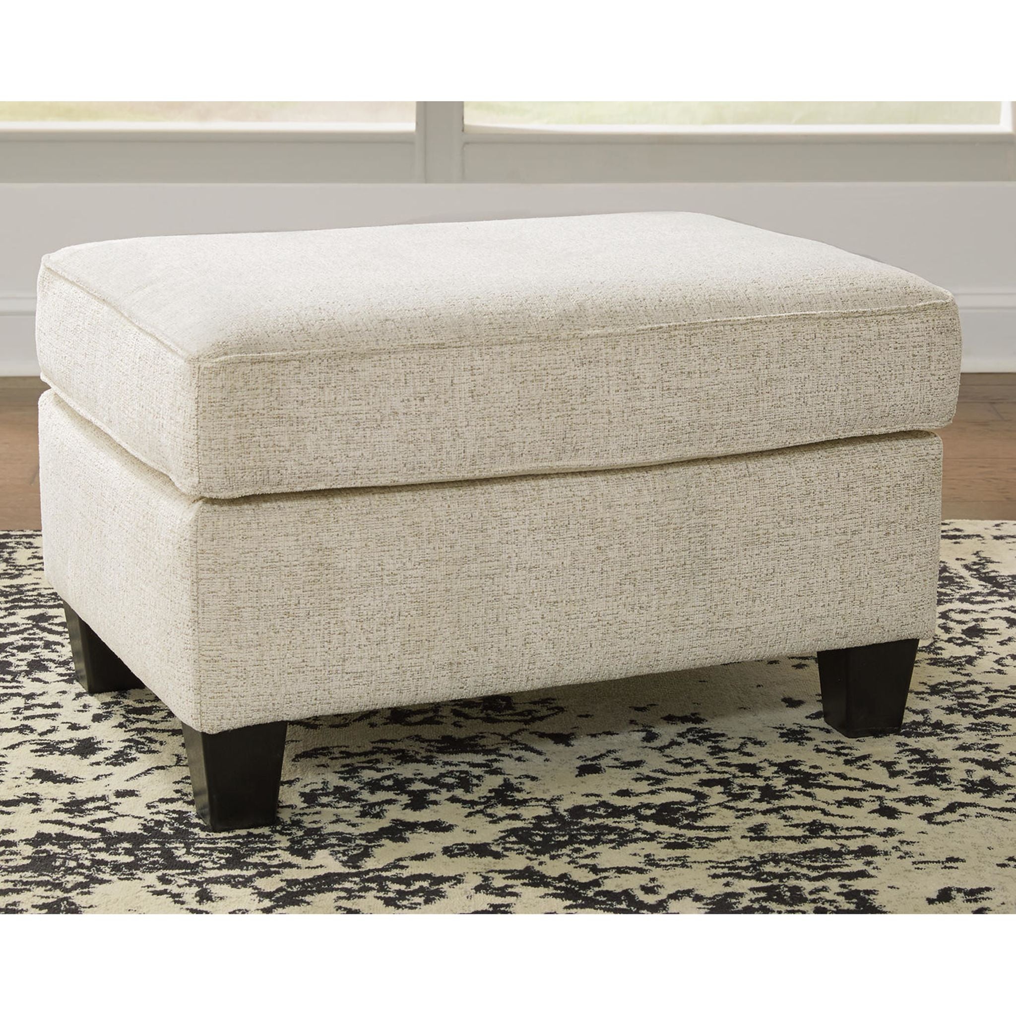 Abinger Ottoman Natural - Stylish and Versatile Storage Bench for Living Room, Bedroom, or Entryway