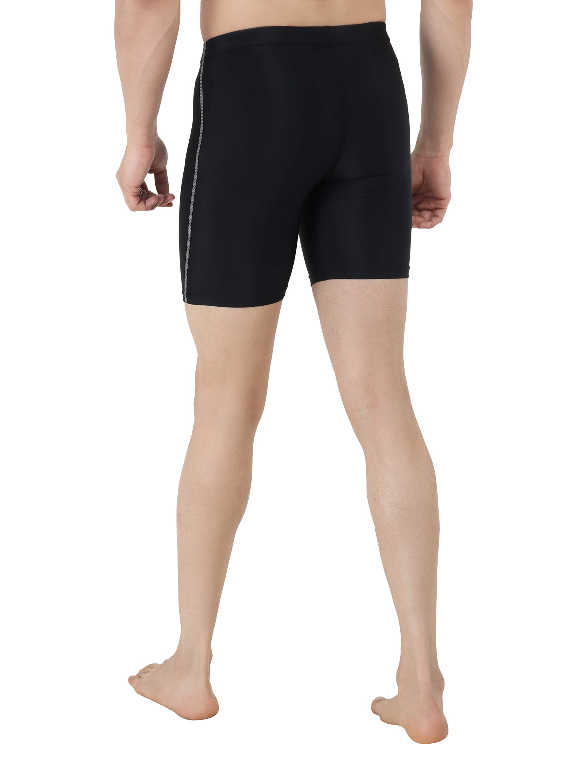 NEVER LOSE Unisex Compression Sports Shorts - Breathable Workout Half Tights for Running, Gym & Yoga | Moisture-Wicking Activewear