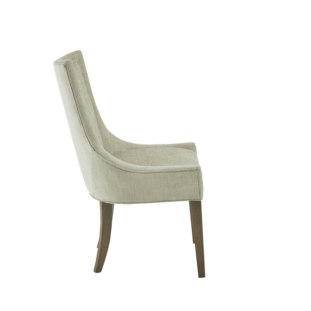 Modern Dining Chairs Set of 2 - Sturdy Wooden Side Chairs with Padded Seat - Perfect for Kitchen, Dining Room, Breakfast Nook & Small Spaces