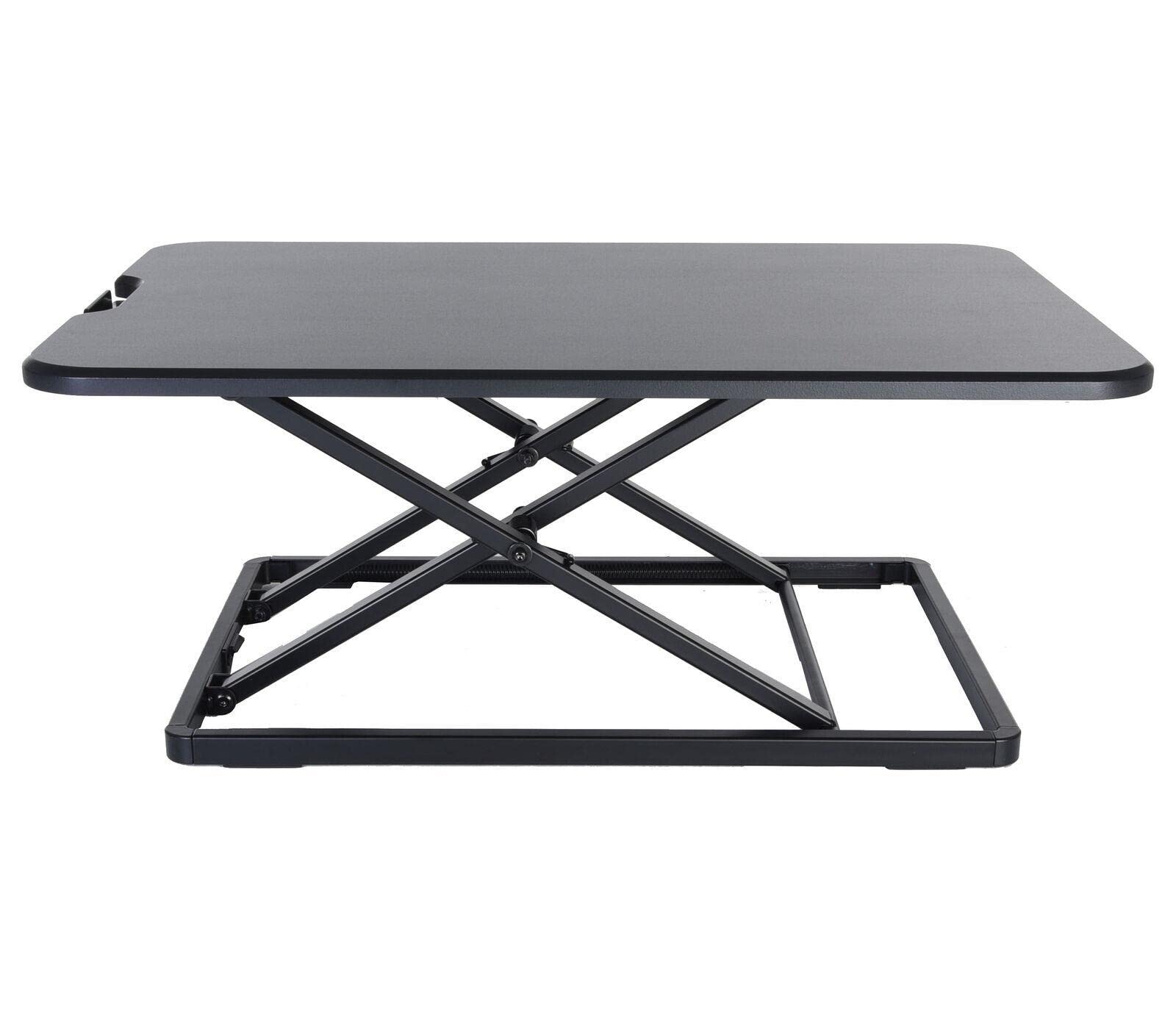 Adjustable Height Standing Desk - Compact Sit to Stand Workstation for Home Office, Gaming & Computer Use | Ergonomic Standing Desk for Workspace & Productivity