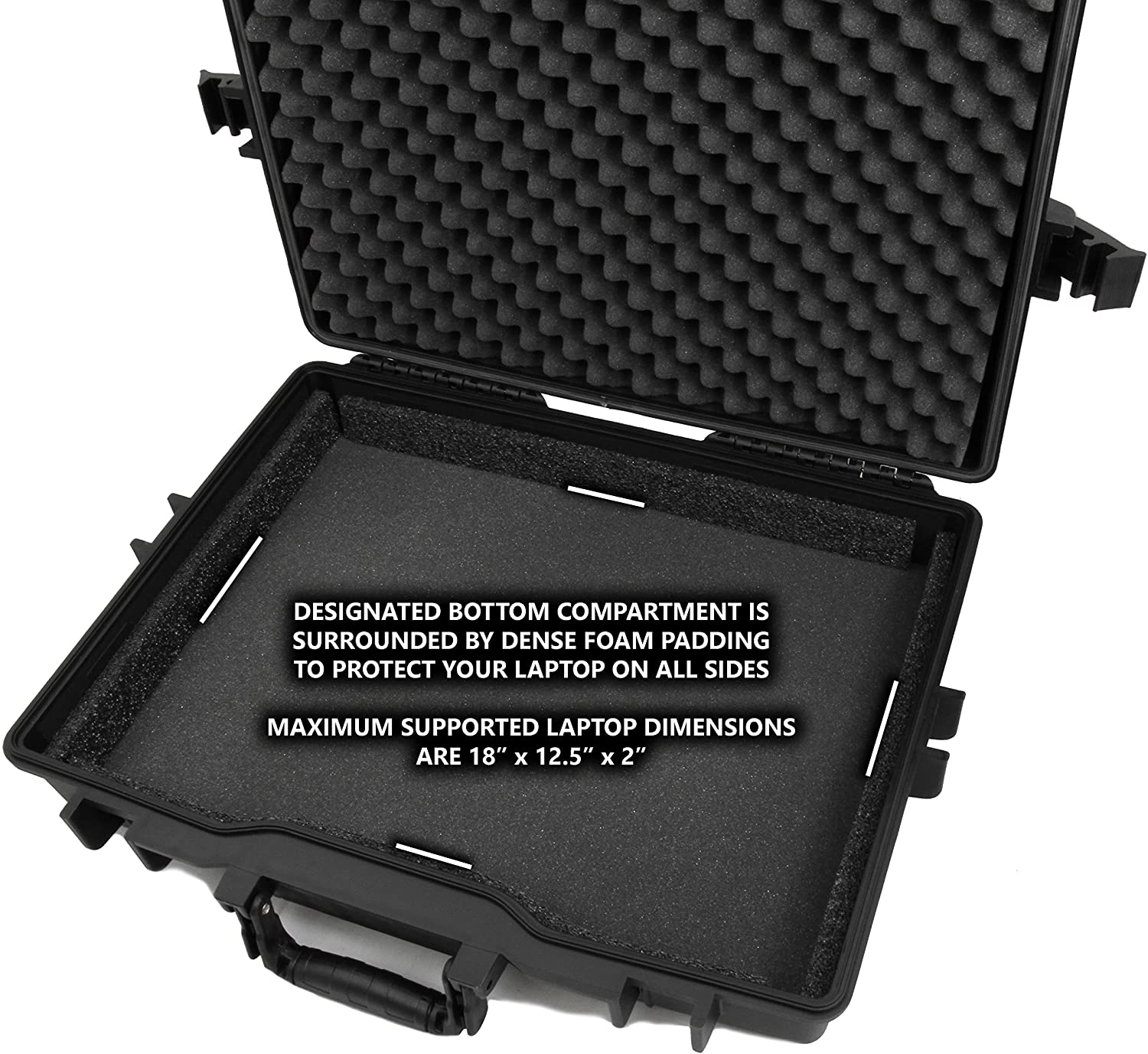 CASEMATIX 17 Elite Waterproof Laptop Case for Acer Predator Helios 300/500 & Nitro 5 - Shockproof Protective Sleeve for 15.6