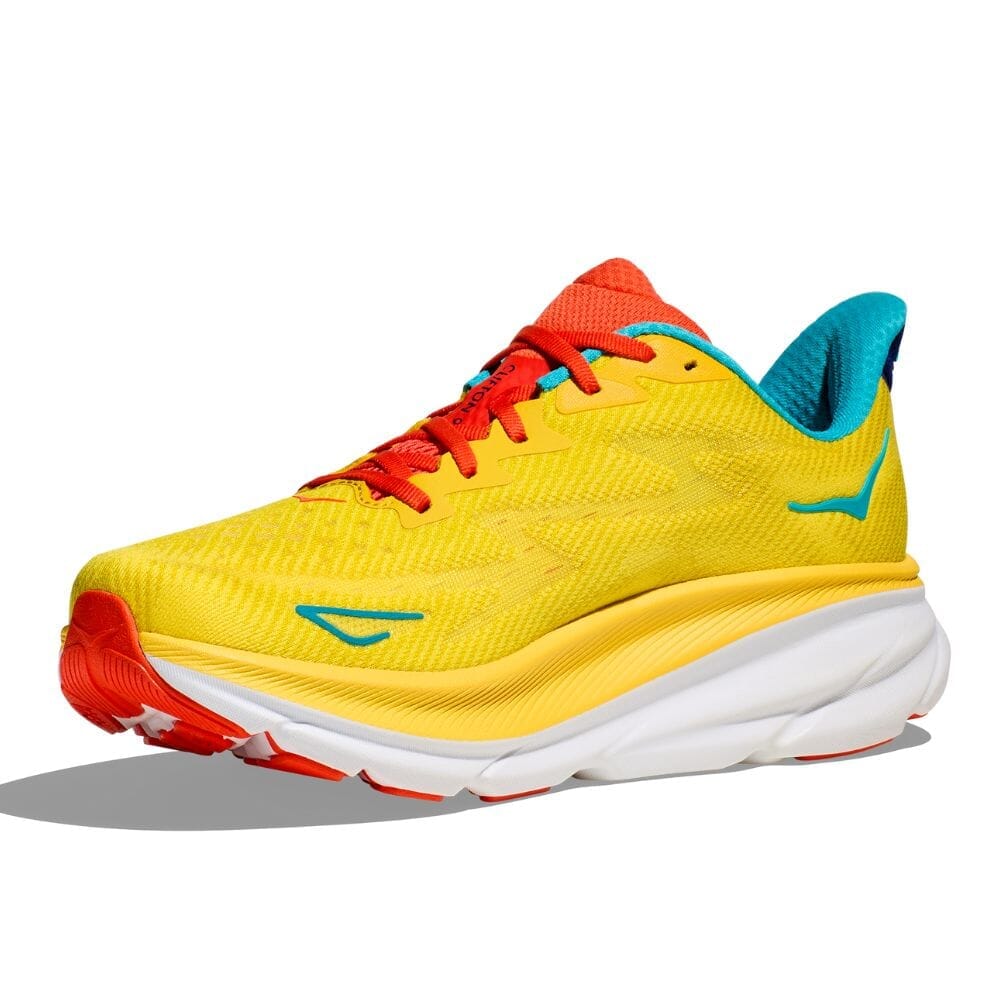 Hoka Men's Clifton 9 Wide Running Shoes - Lightweight Cushioned Sneakers for Road & Trail | Perfect for Jogging, Gym Workouts & Daily Walking