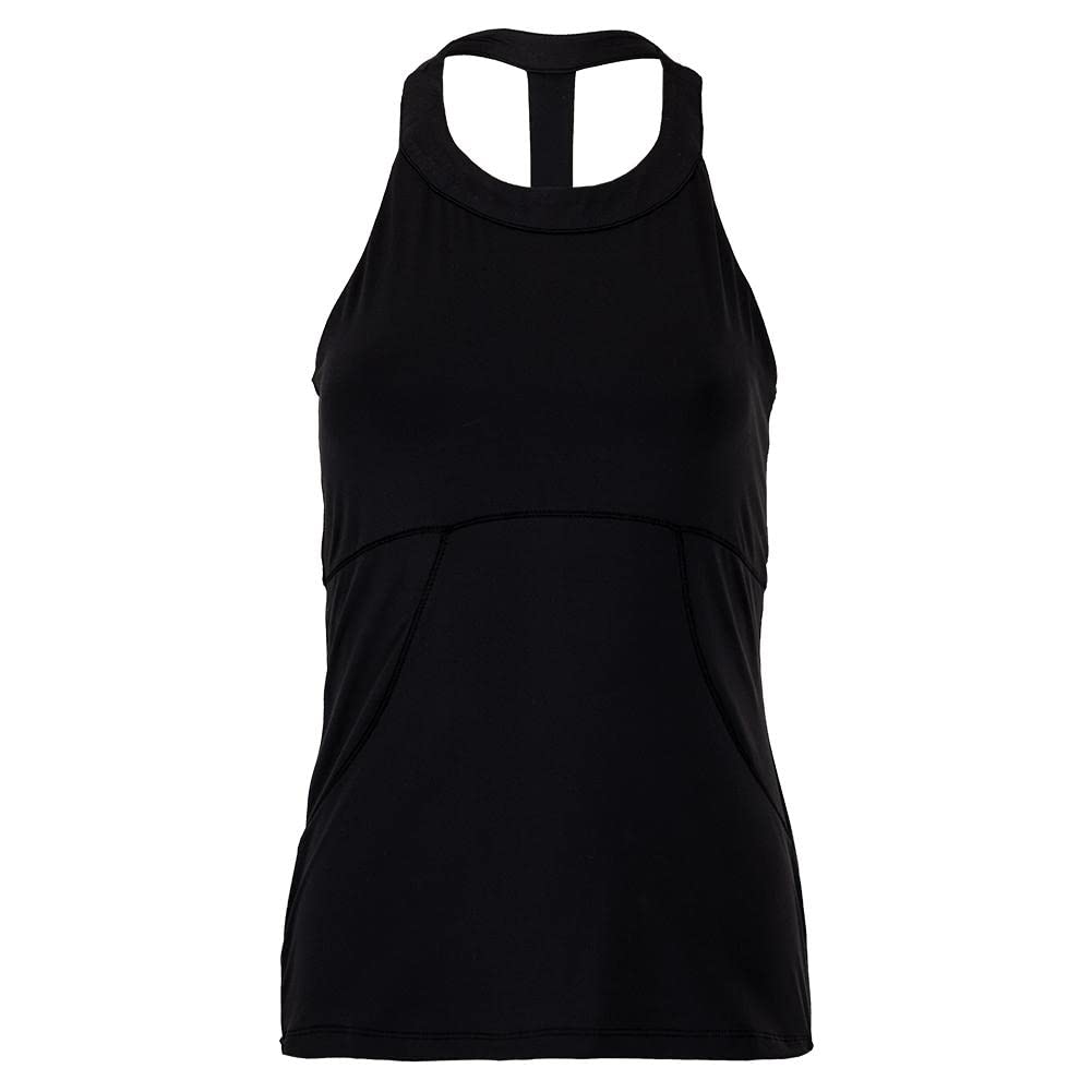 Fila Essentials Women's Halter Tank Top - Black | Workout, Yoga & Casual Wear | Breathable & Comfortable for Active Lifestyles