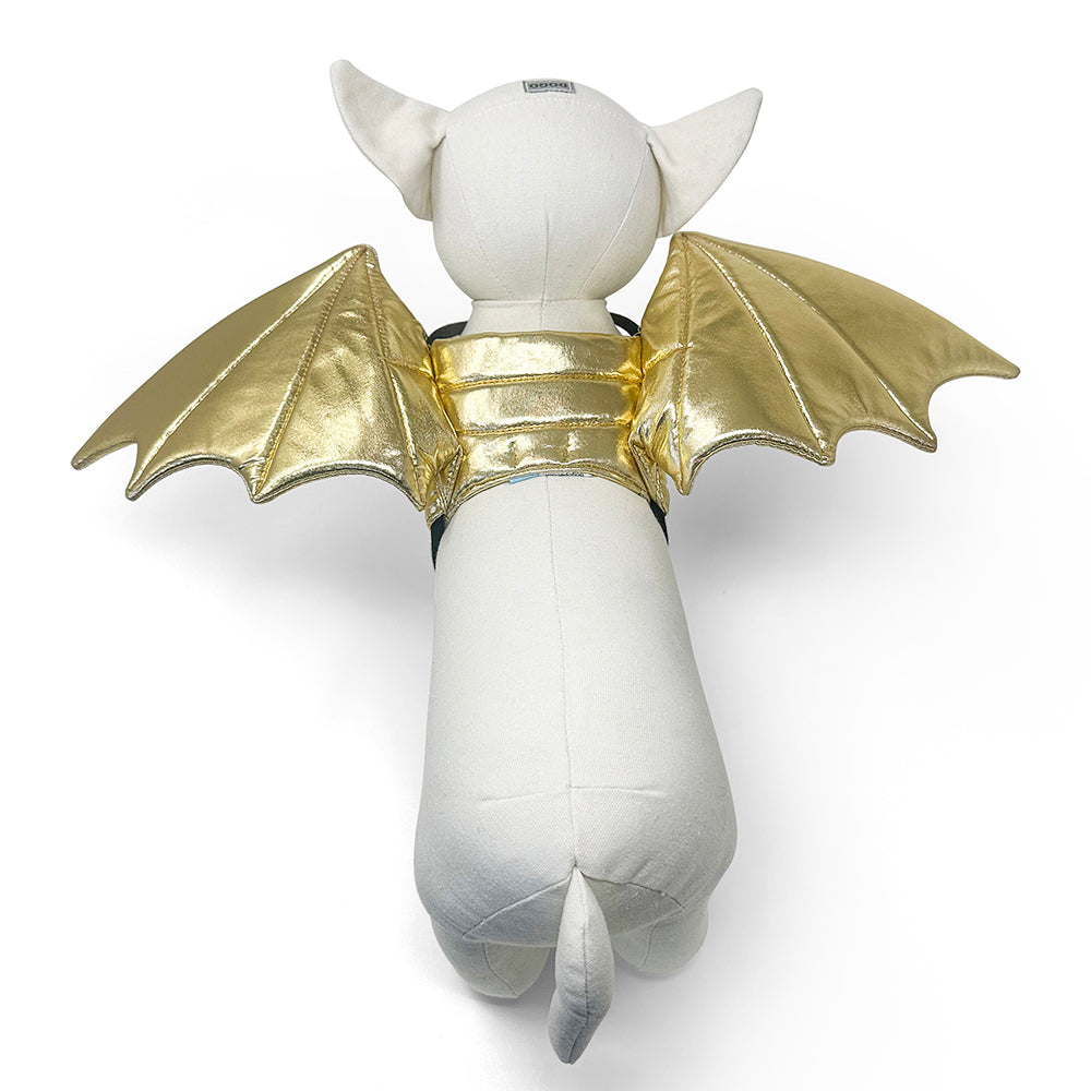 Dragon Wings Gold Costume Accessory - Fantasy Cosplay Wings for Halloween, Cosplay, and Renaissance Faires