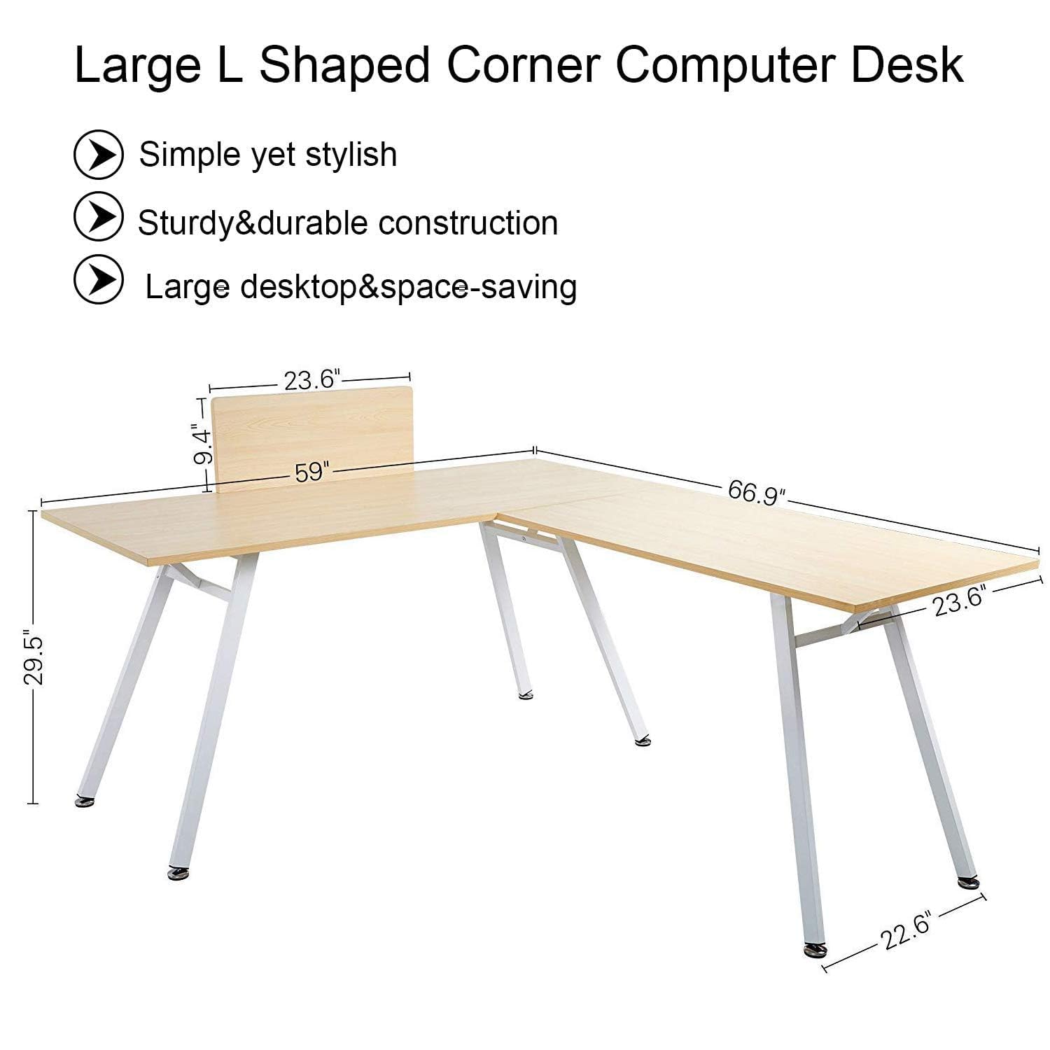 Large L Shaped Desk 67