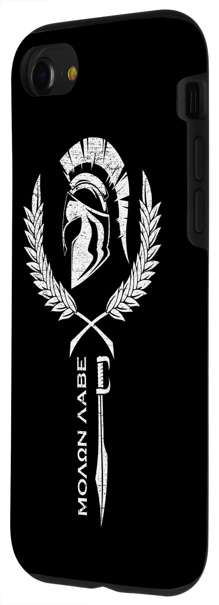 Sparta Warrior Fitness iPhone SE (2020)/7/8 Phone Case - Molon Labe Design, Durable Protective Cover for Gym, Outdoor & Daily Use