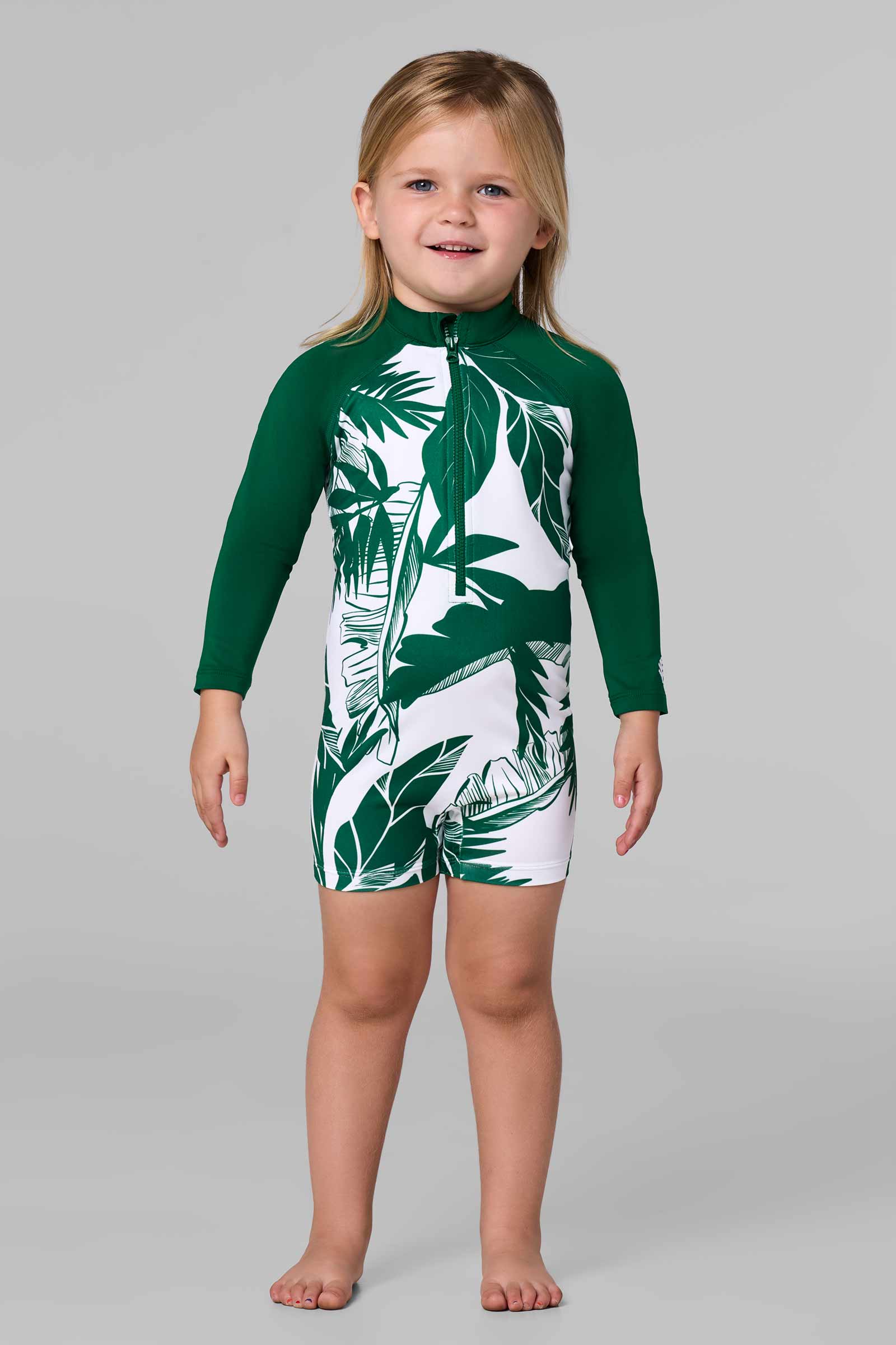 Baby Kohala Neck to Knee Swimsuit - UPF 50+ Sun Protection, Quick Dry Swimwear for Toddlers & Infants - Perfect for Beach, Pool & Summer Water Play
