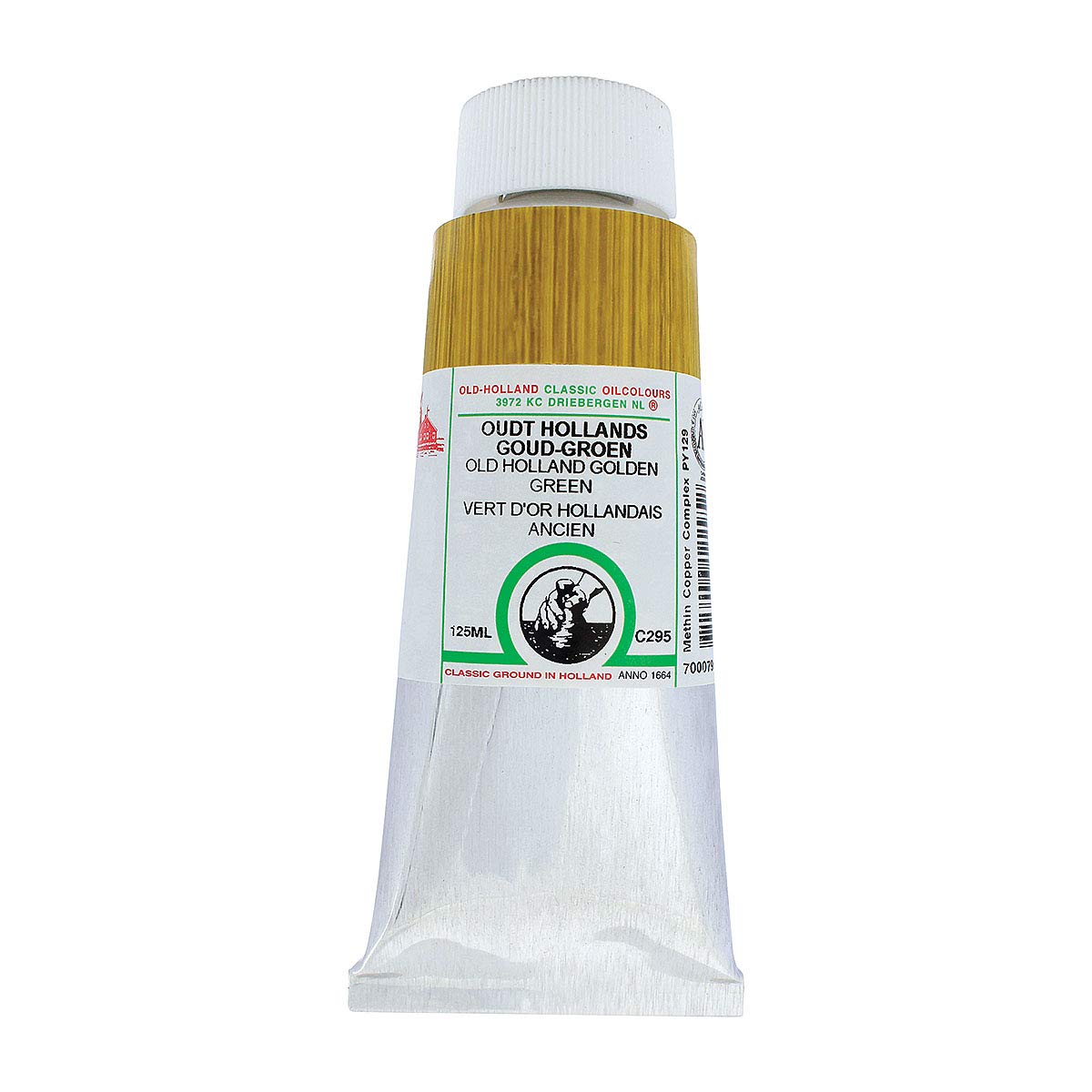 Old Holland Golden Green Classic Oil Paint - 125ml Tube for Professional Artists & Fine Art Painting - Perfect for Landscapes, Portraits & Still Life