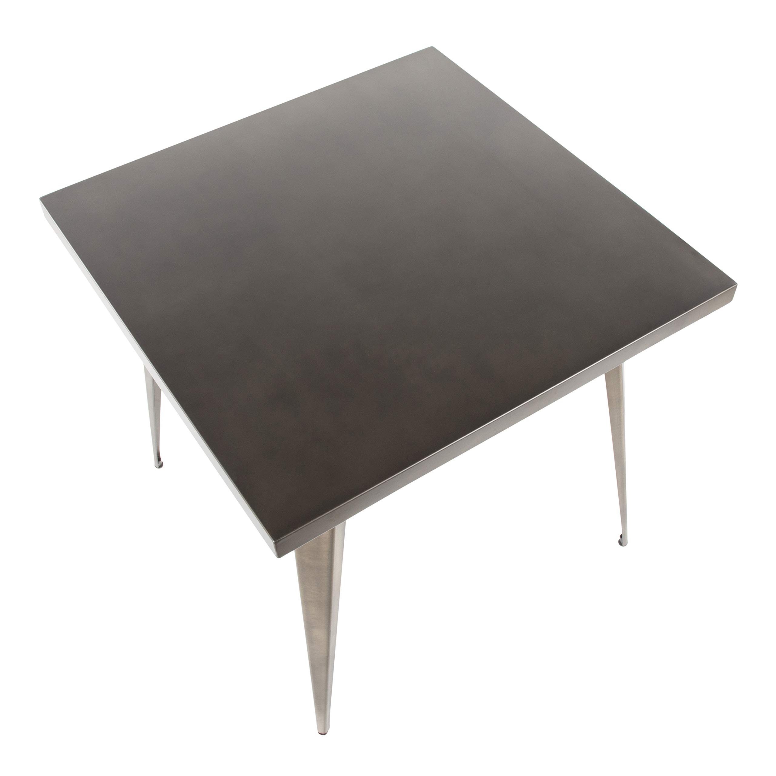 LumiSource Austin Square Dinette Table - 4-Person Small Dining Table for Kitchen, Breakfast Nook & Small Spaces | Compact & Stylish Dining Height Table for Apartments, Condos & Cozy Homes