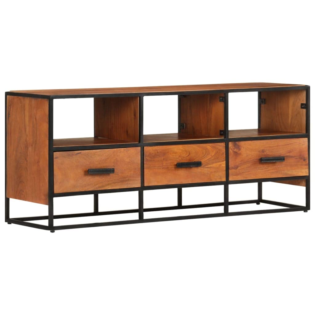 Mid Century TV Stand with Storage - 43.3