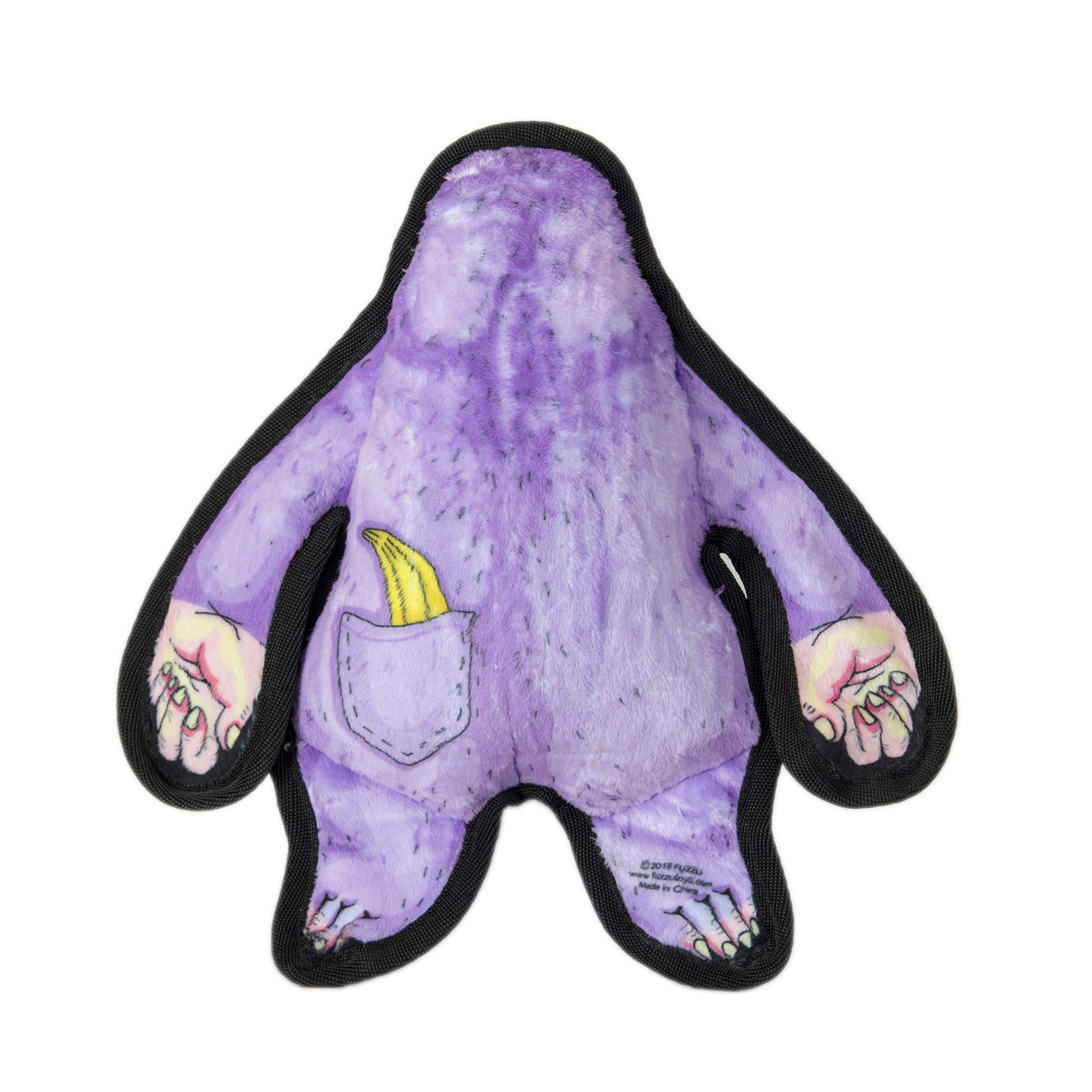 FUZZU Wild Woodies Gorilly Named Billy Durable Squeaky Dog Chew Toy - 9