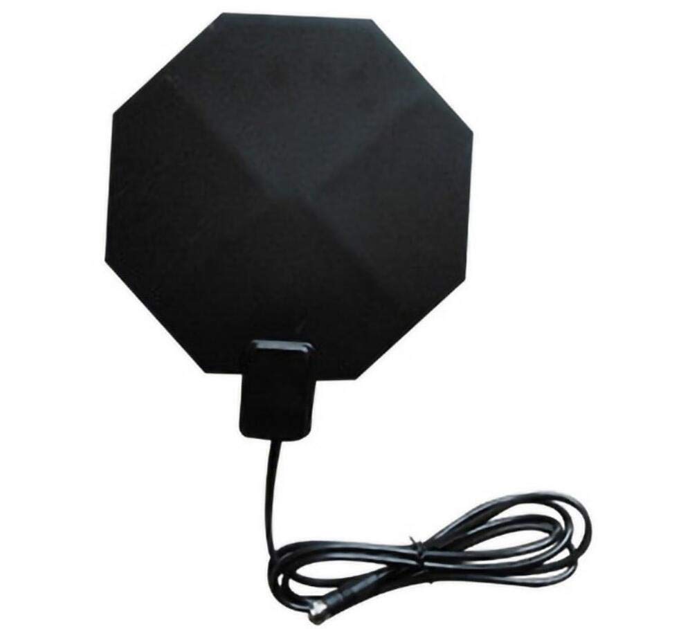Digital Indoor HDTV Antenna - 25-30 Mile Range for 4K 1080P HD TV Reception | Octagon Shape with 10ft Coax Cable | Perfect for Apartment, RV & Home Entertainment