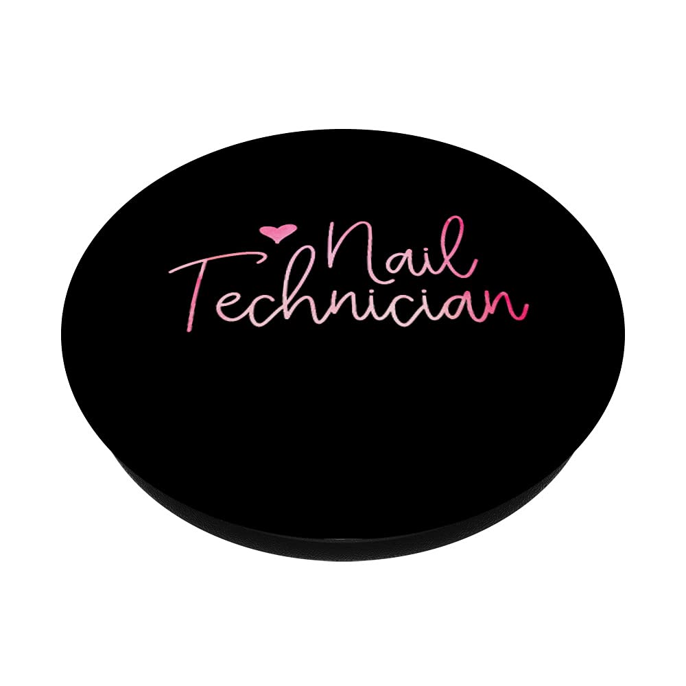 Cute Nail Technician PopSockets Swappable PopGrip - Perfect Gift for Nail Artists & Beauty Lovers - Use on Phone, Tablet, or Laptop for Secure Grip