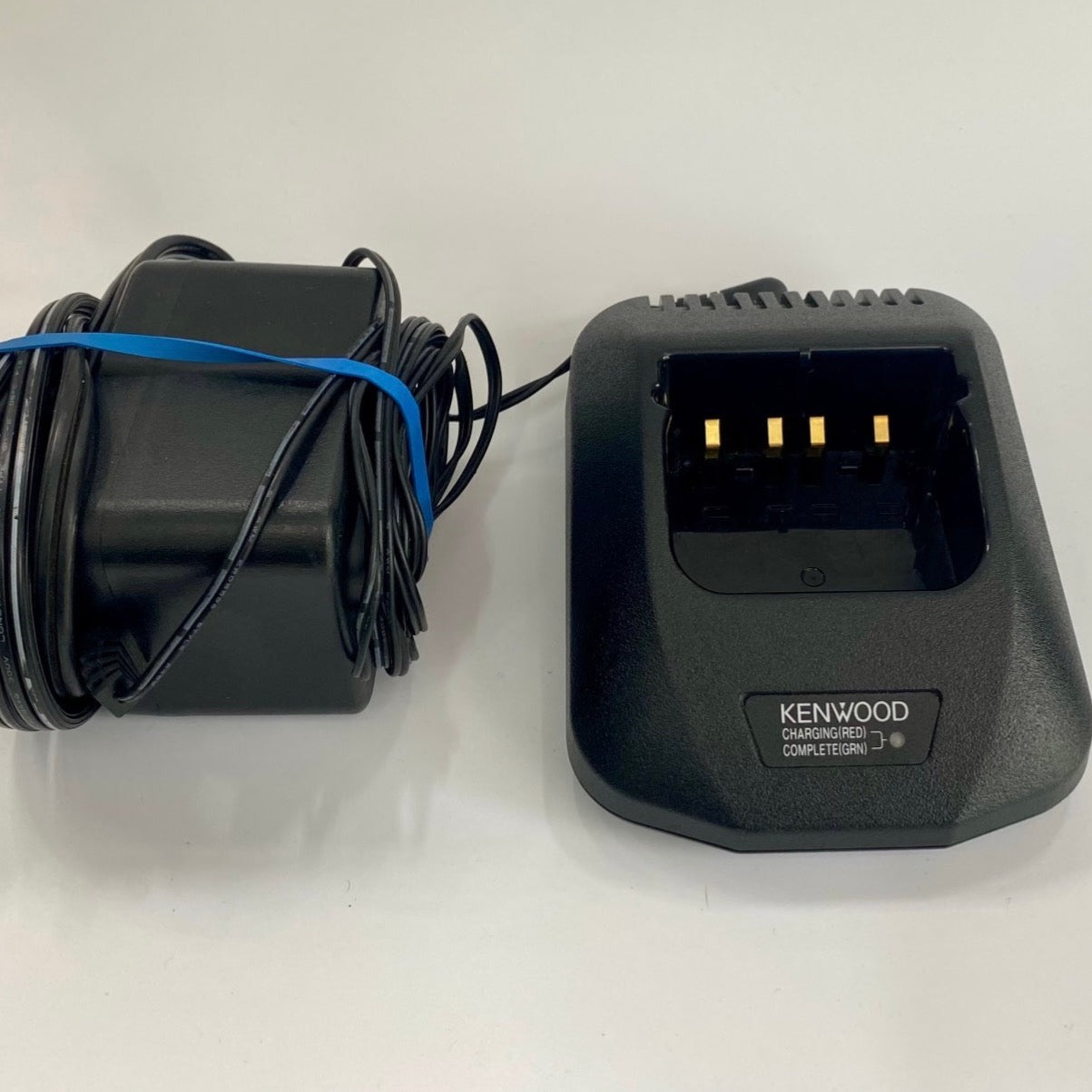Kenwood KSC24S Single Radio Charger with Power Supply - Fast & Reliable Charging for Kenwood Radios - Perfect for Home, Office, and On-the-Go Use