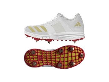 Adidas Howzat Spike Gold Met Cricket Shoes 2025 - Lightweight Performance Cricket Footwear for Professional Players | Perfect for Matches & Training Sessions