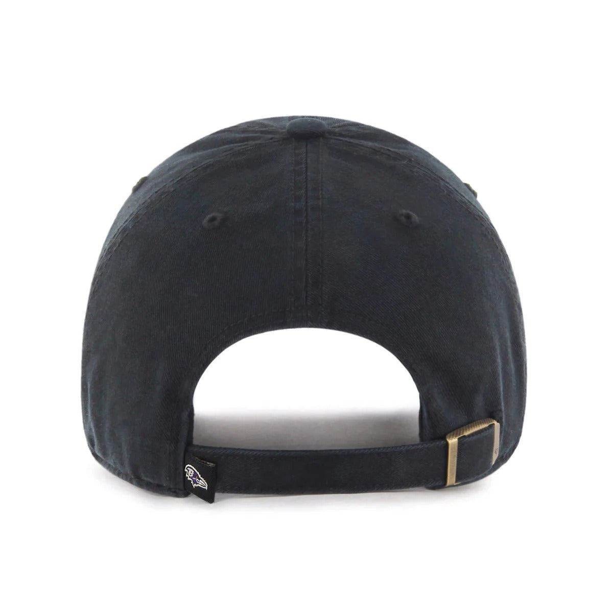 47 Brand Baltimore Ravens Cleanup Adjustable Hat - Black | Adjustable Baseball Cap for NFL Fans, Outdoor Sports & Casual Wear