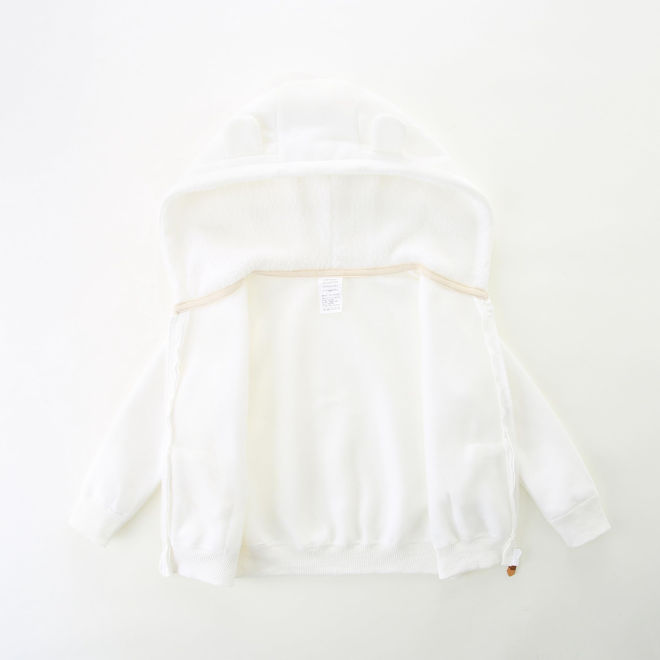 Adorable Baby Hooded Zip Coat for Girls & Boys - Warm Fall & Spring Outerwear Jacket (3-24 Months) - Perfect for Playdates, Park Outings & Family Walks