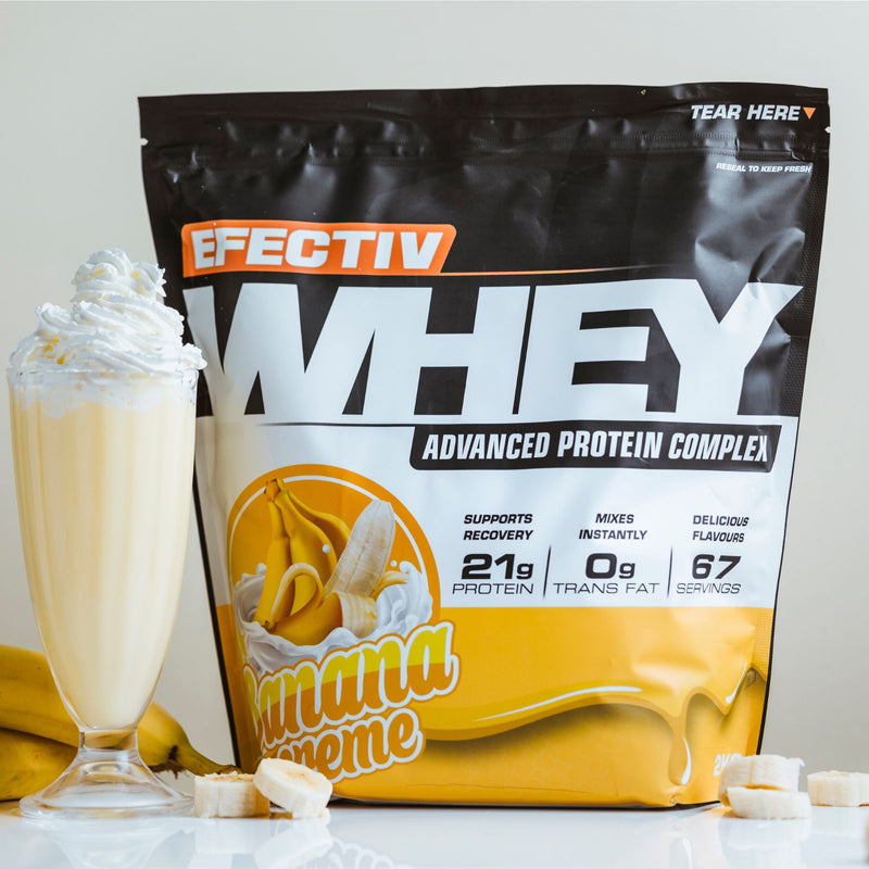 Efectiv Nutrition Whey Protein Powder 2kg (4.4 lbs) - Premium Muscle Recovery & Growth Supplement for Athletes & Fitness Enthusiasts | Post-Workout, Meal Replacement & Healthy Lifestyle Support