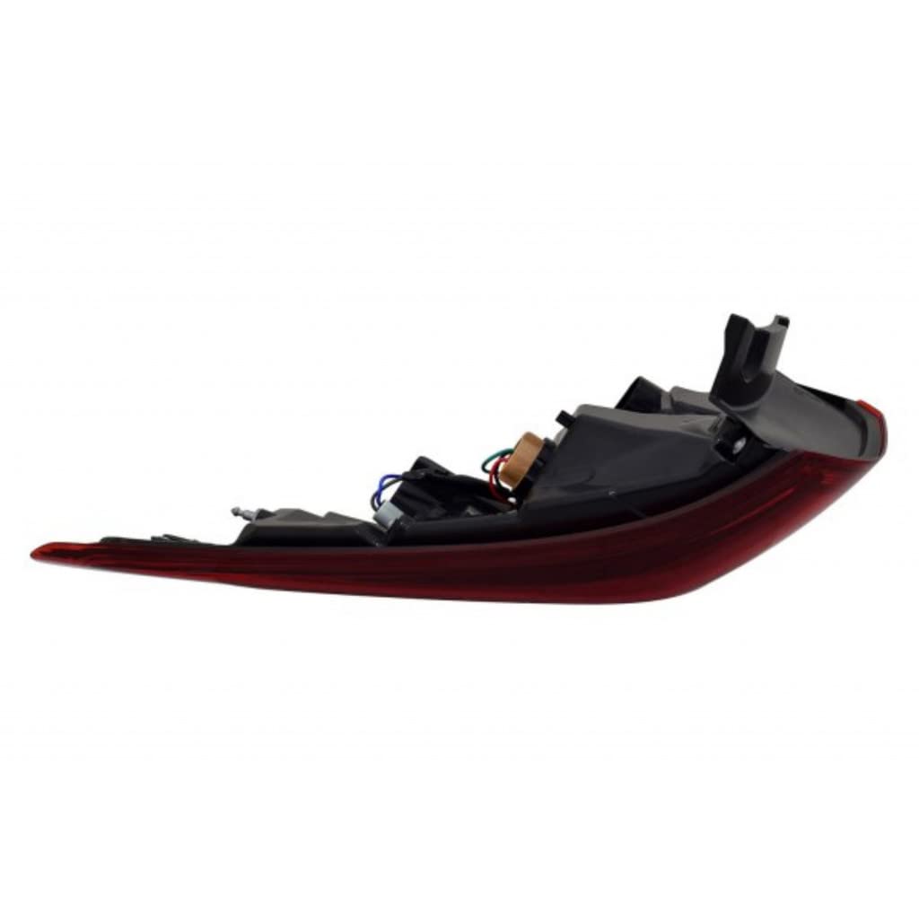 2017-2019 Nissan Rogue Driver Side Tail Light Assembly - CAPA Certified Replacement (Part# NI2804117, 26555-6MA0A) - Perfect for Night Driving Safety & Vehicle Restoration Projects