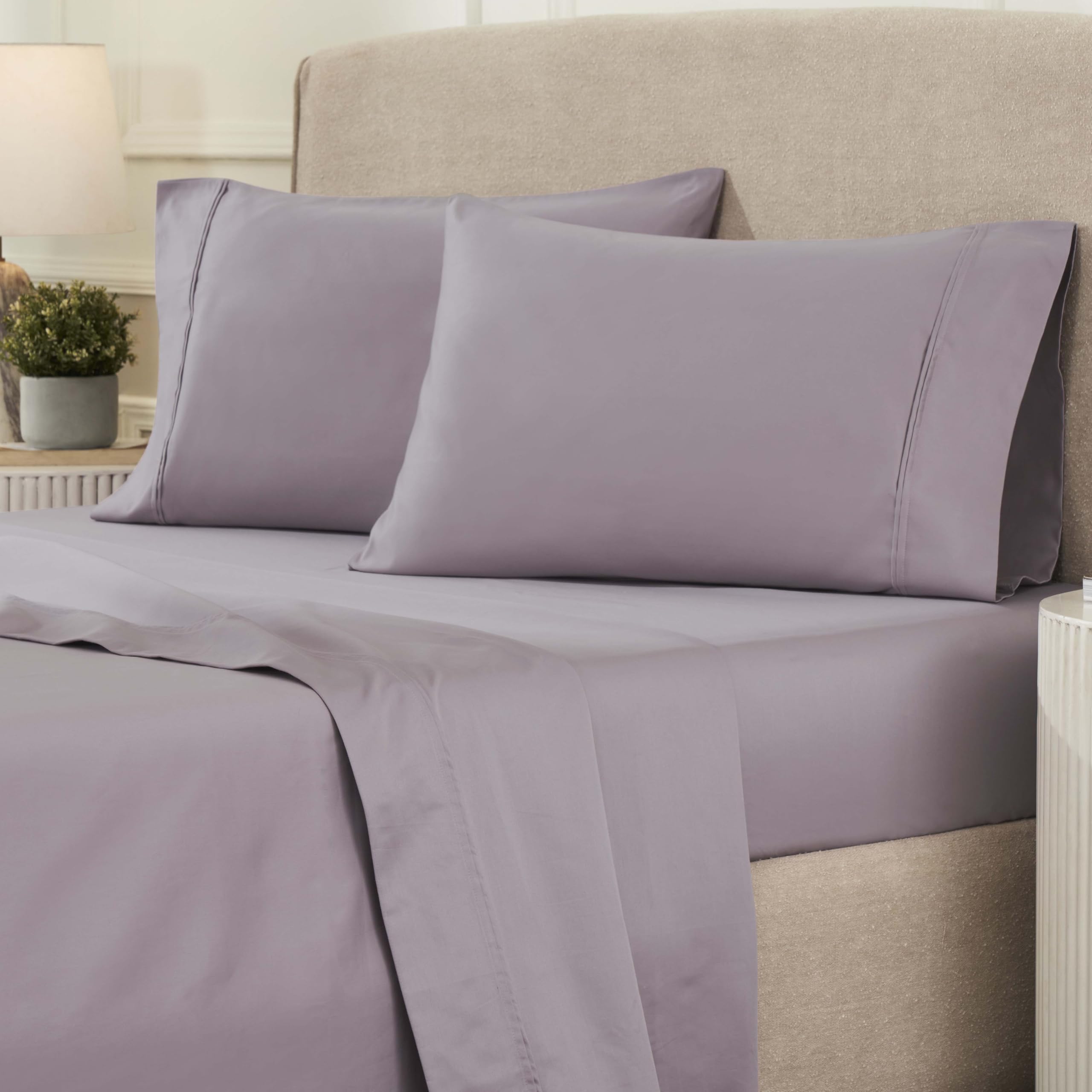 Premium 1200-Thread Count Egyptian Cotton Queen Sheet Set - 18