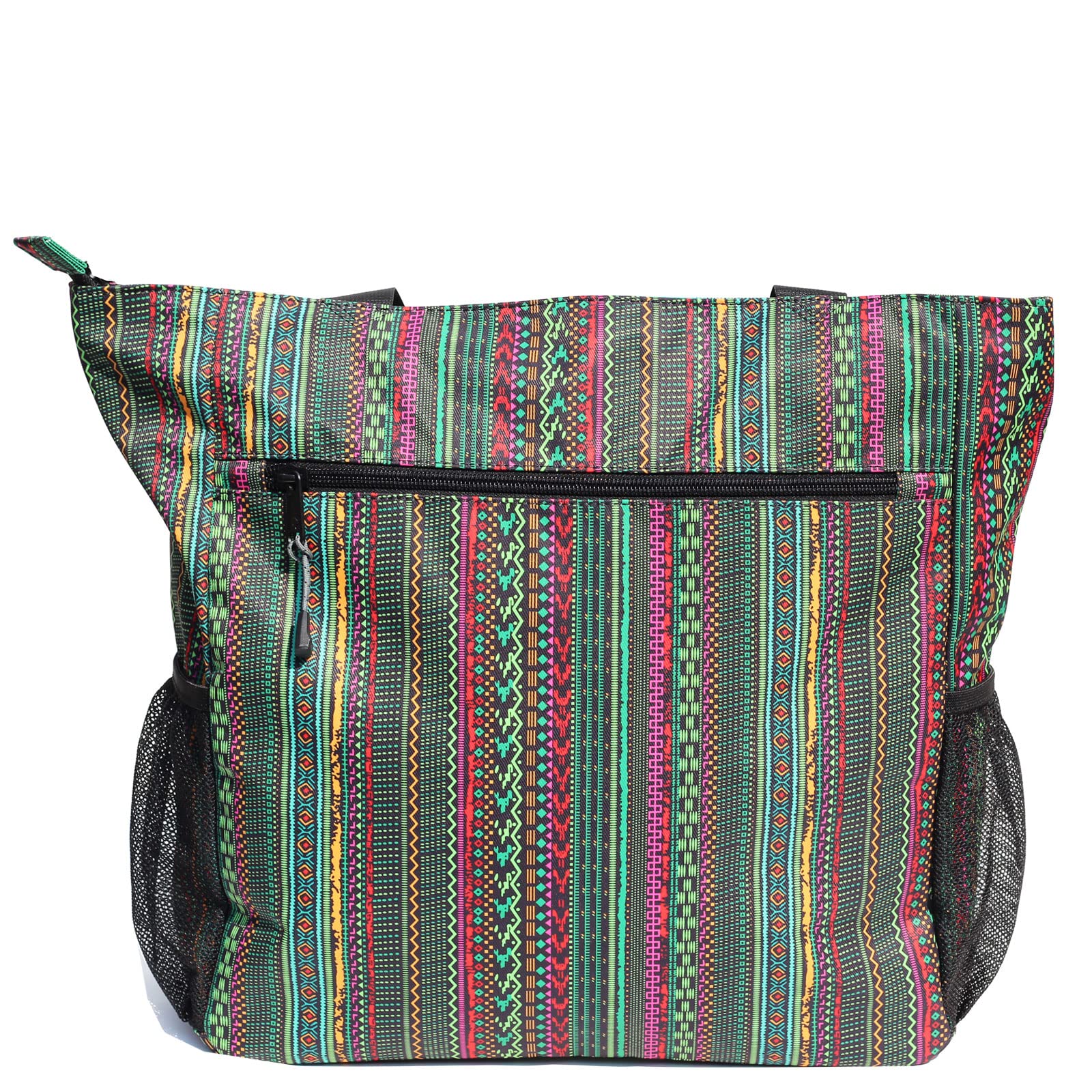 ESVAN Waterproof Large Floral Tote Bag - Durable Gym Beach Travel Shoulder Bag for Women, Spacious Everyday Carryall | Perfect for Work, Shopping & Vacation Essentials