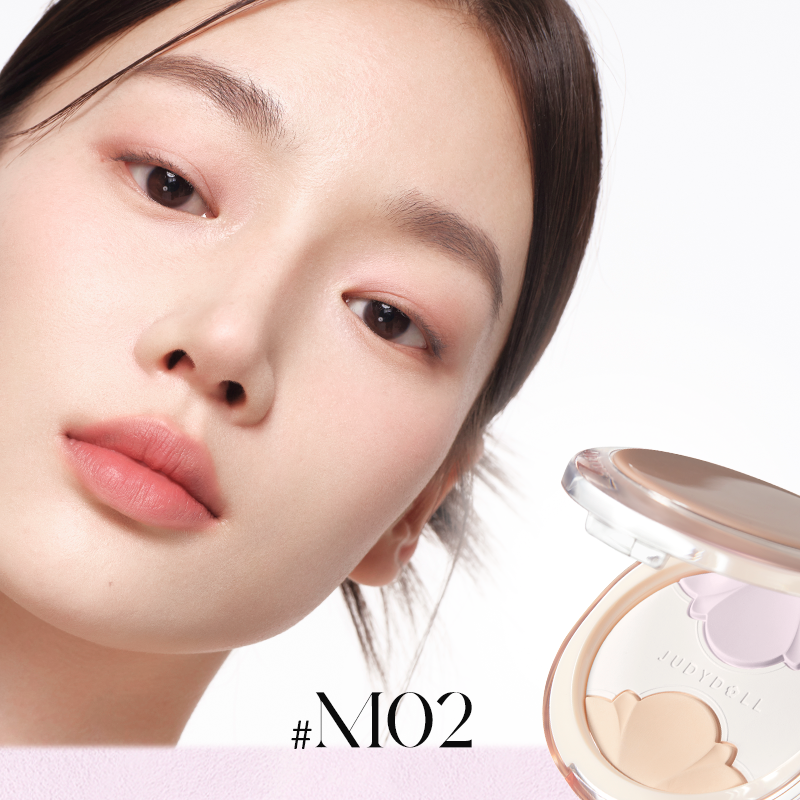 Judydoll Glamorous Glaze Pressed Powder Compact - Oil Control & Shine-Free Makeup for All-Day Wear | Perfect for Daily Use, Office & Special Occasions