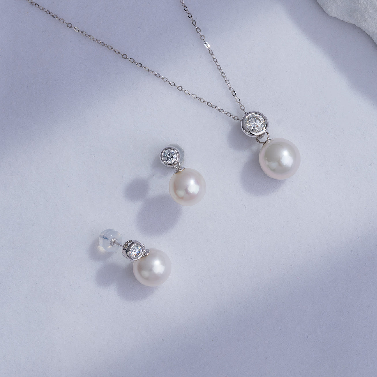 18K Solid Gold Freshwater Pearl Necklace KN00114 - Elegant Jewelry Gift for Women, Bridal Party, Anniversary & Special Occasions