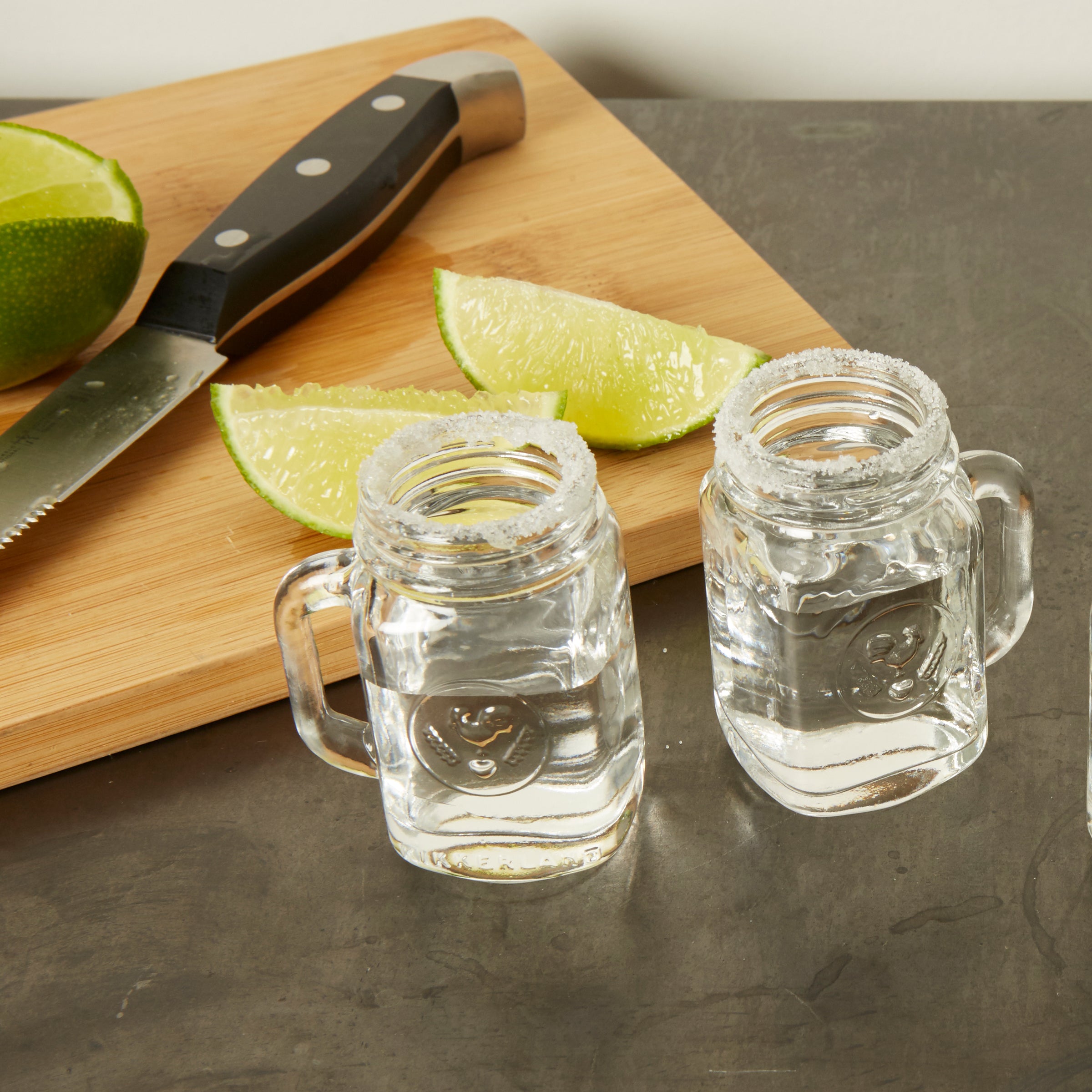 Mason Jar Shot Glass - 4oz Mini Drinking Glasses for Whiskey, Vodka, Tequila - Perfect for Parties, Weddings, and Home Bars - Set of 12 Rustic Style Glass Jars with Measurements