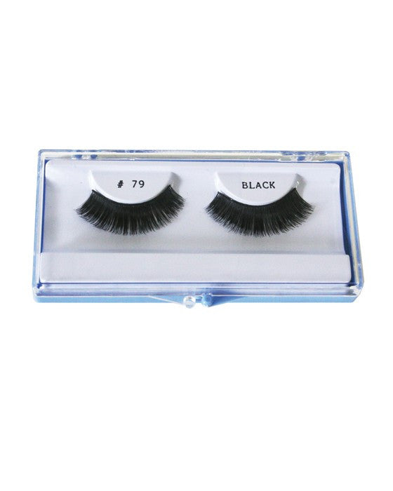Long Luxe False Eyelashes #79 - Natural Looking Fluffy Lashes for Dramatic Eye Makeup, Parties & Special Occasions