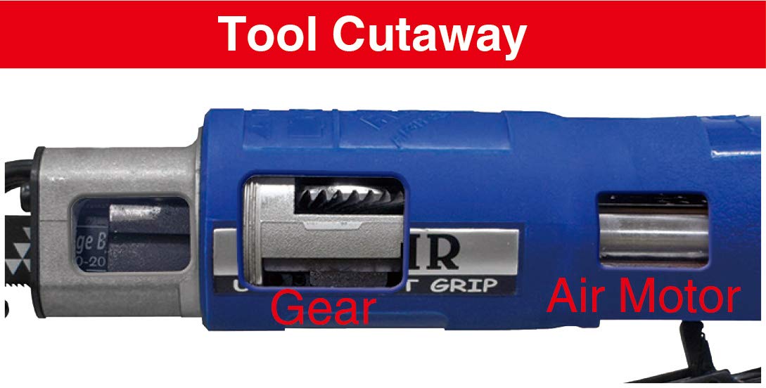 SP Air SP-7610 Reciprocating Air Saw - Heavy Duty Pneumatic Cutting Tool | Replacement for SP-7610-V2 | Perfect for Metal, Wood & Plastic Cutting in Auto Repair & DIY Projects