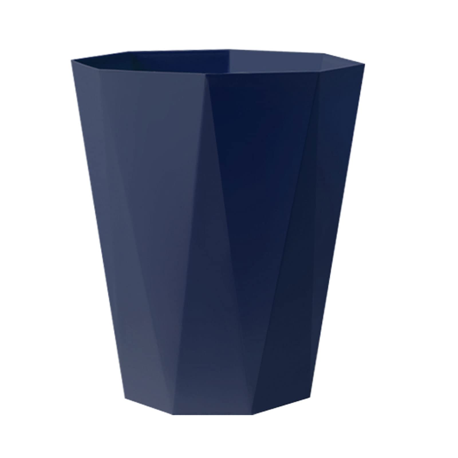 Scandinavian Style Simple Trash Can - Nordic Plain PP Waste Bin for Home, Living Room, Bathroom, Kitchen, Bedroom & Office - No Cover, Large Capacity (20x24.3cm & 23x30cm) - Perfect for Modern Minimalist Decor & Daily Waste Disposal