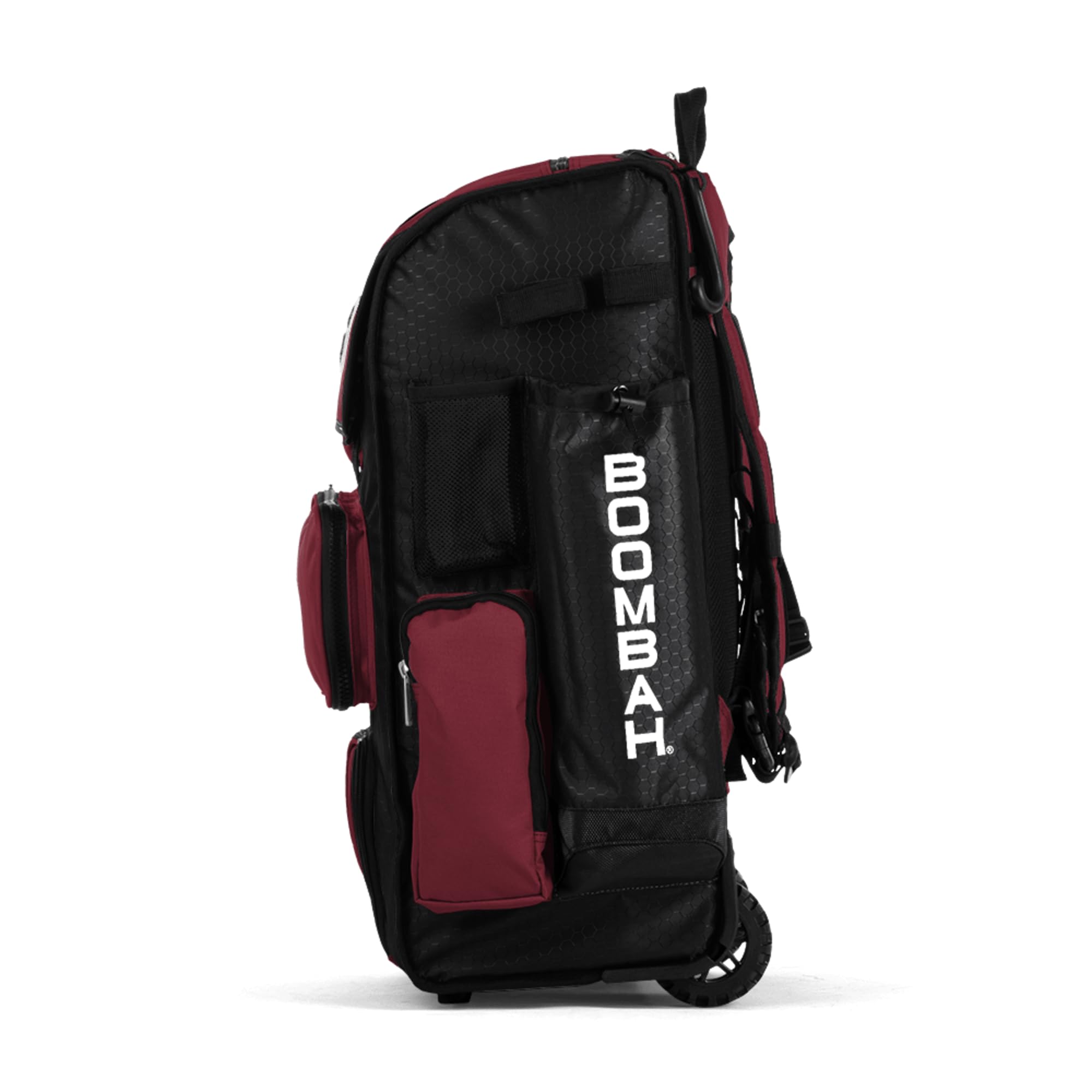Boombah Superpack Hybrid Rolling Bat Bag - Wheeled & Backpack Baseball Bag for Travel & Games | Durable Sports Equipment for Baseball & Softball Players