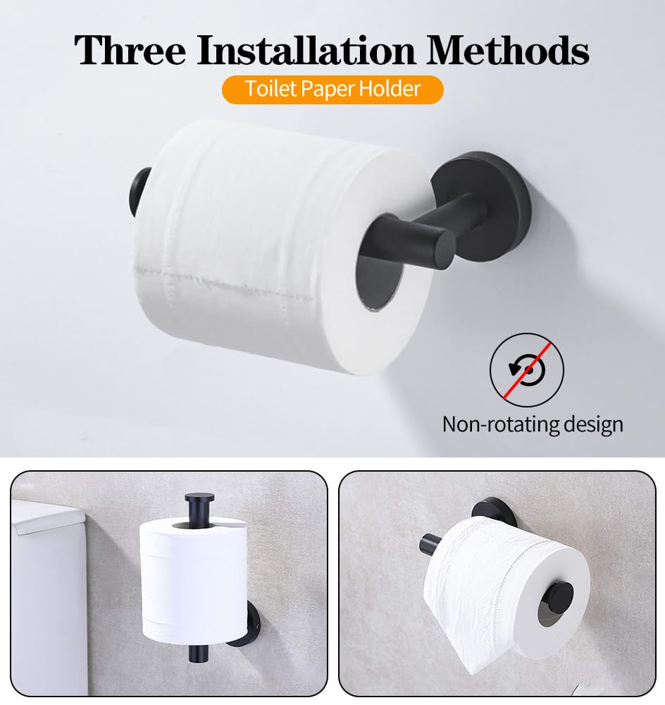 Stainless Steel Toilet Paper Holder Wall Mount - SUS304 Brushed Nickel Bathroom Tissue Roll Dispenser for Home, Kitchen & Washroom | Durable & Rustproof Bath Accessory