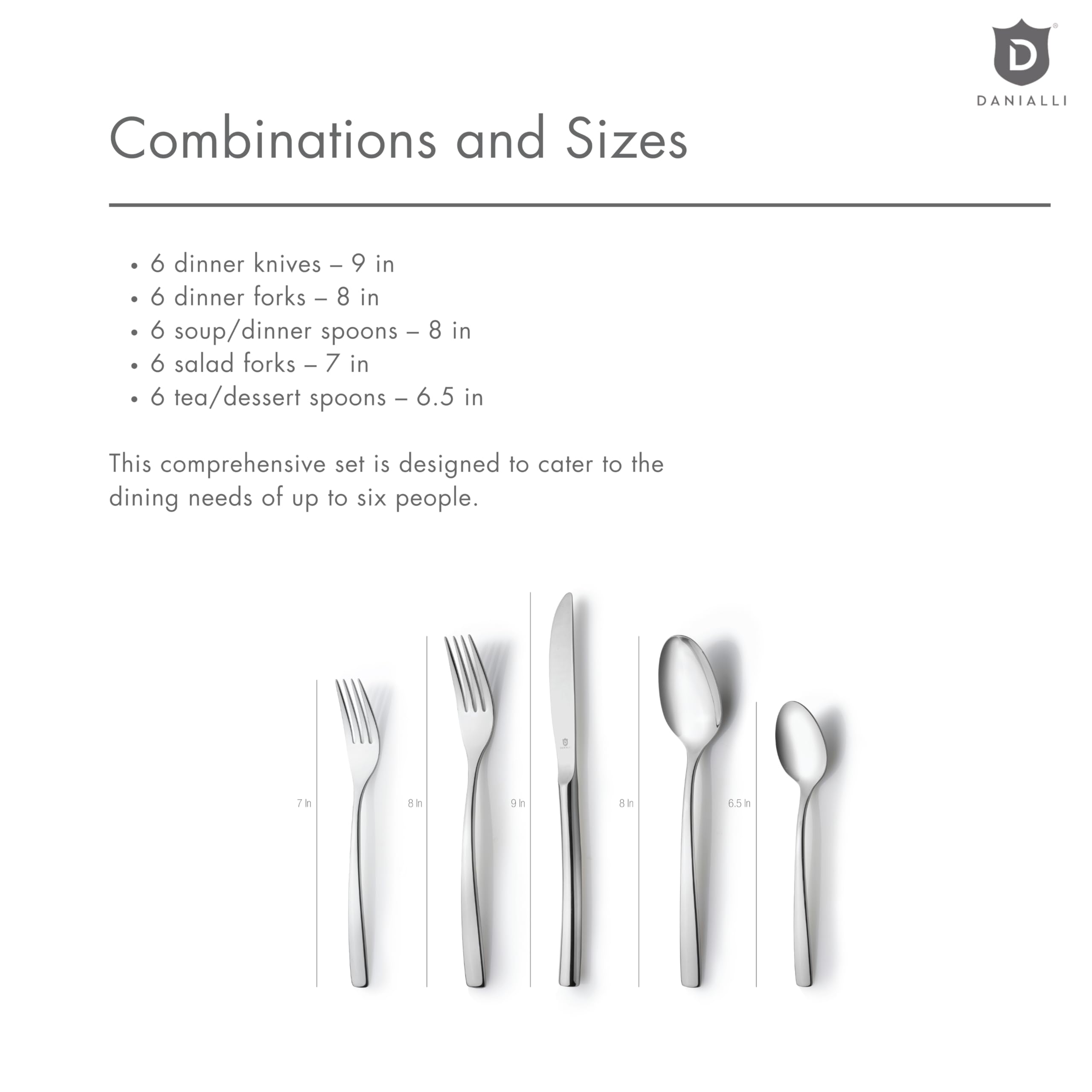 30-Piece Stainless Steel Flatware Set for 6 - 18/10 Mirror Polished Silverware with Knife, Fork & Spoon - Modern Cutlery Set for Dining, Dishwasher Safe - Perfect for Dinner Parties, Restaurants & Everyday Use
